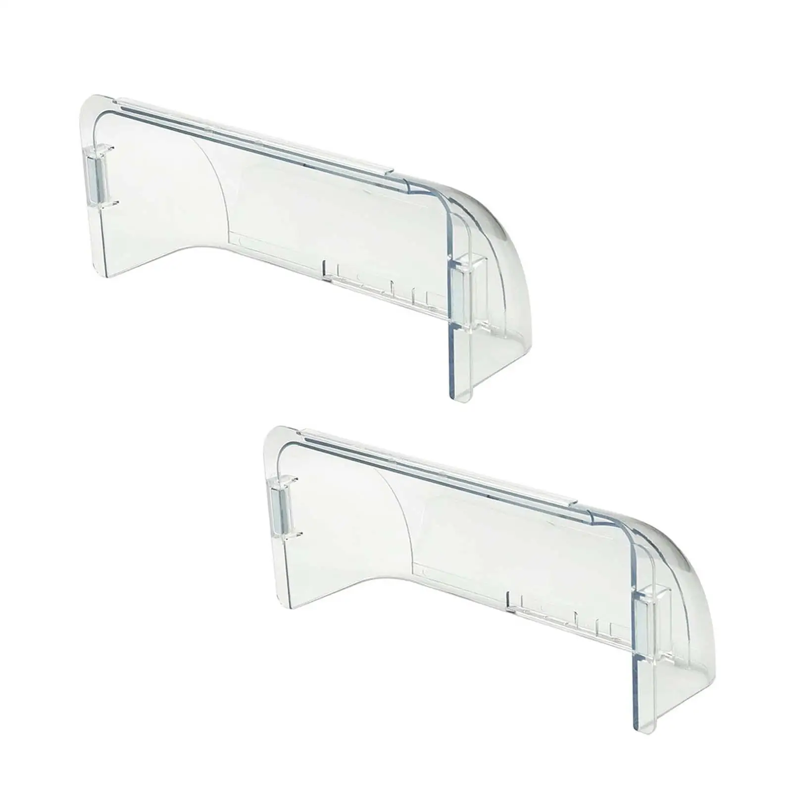 2x Vent Covers Adjustable Air Vent Deflector 9-14 Transparent Deflector Unbreakable for Heat Vents Ceiling Registers Sidewall