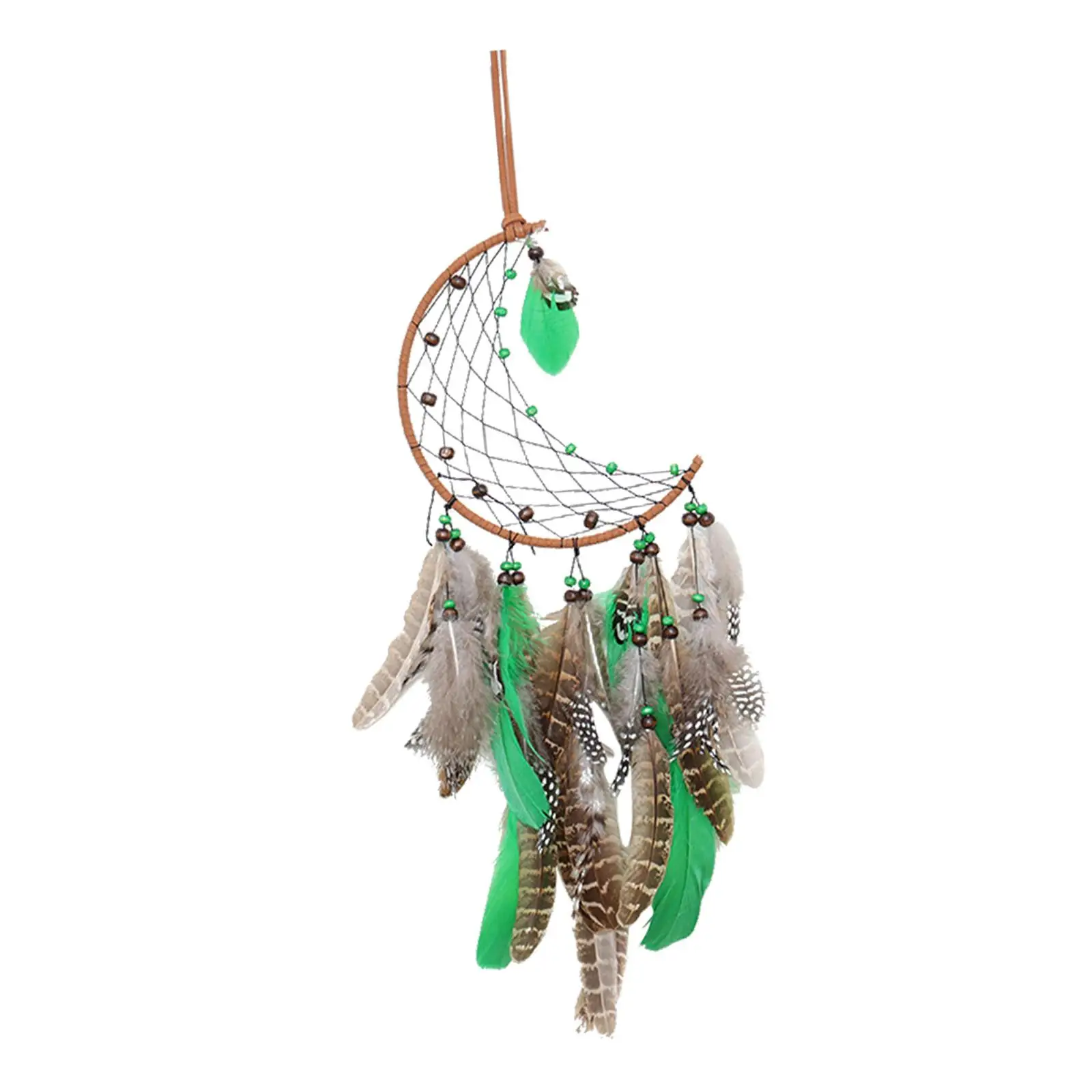 Dream Catcher Wall Hang Portable with Feathers Dream Net Home Decoration Handmade Ornament for Home Native Gift Car Children