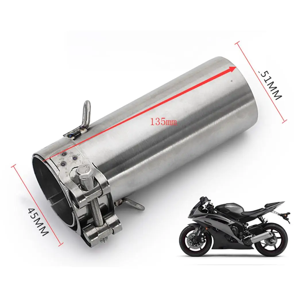 1 piece exhaust middle pipe motorcycle exhaust system middle vent for