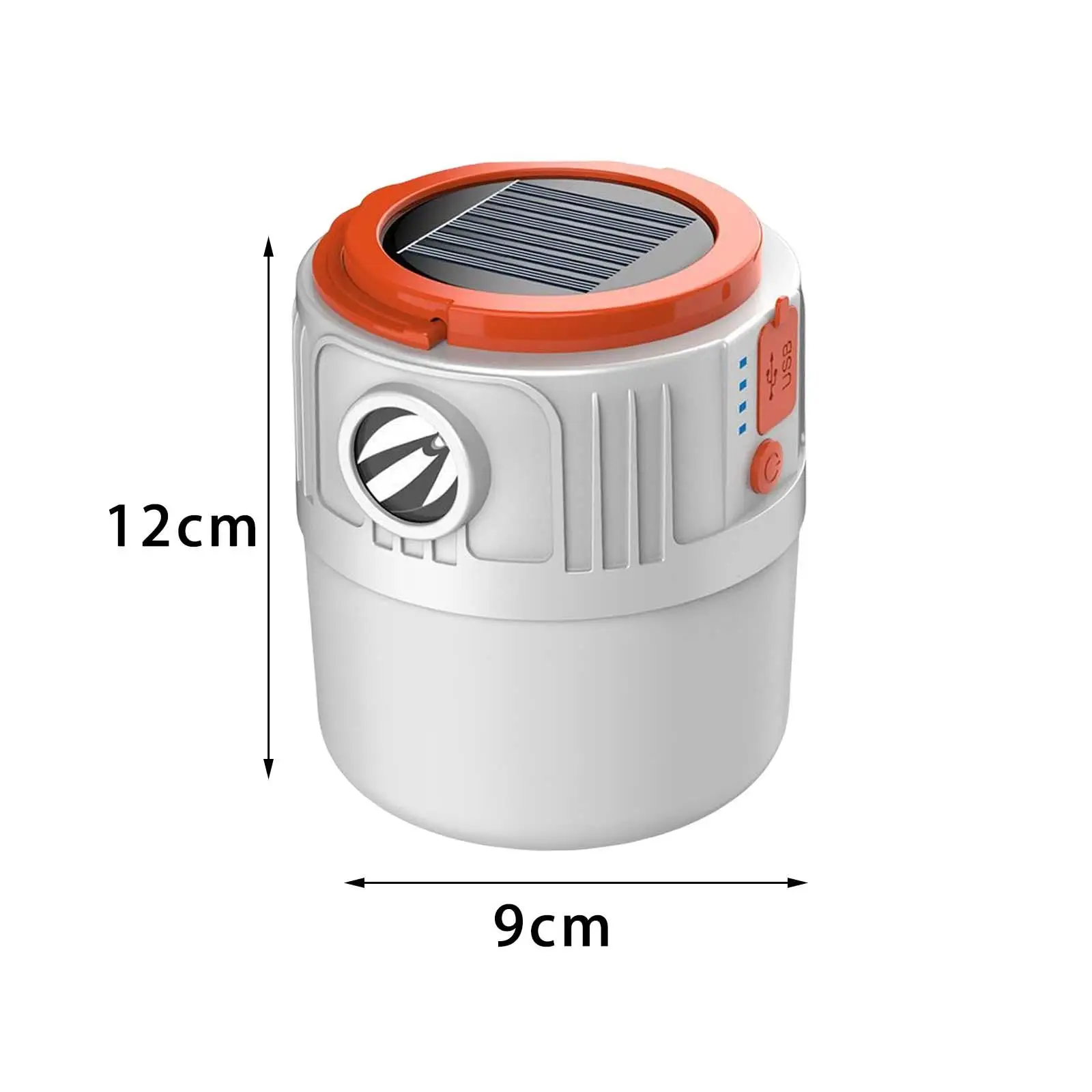 Solar LED Camping Lantern Hanging Lights Tent Lamp for Hiking Backpacking