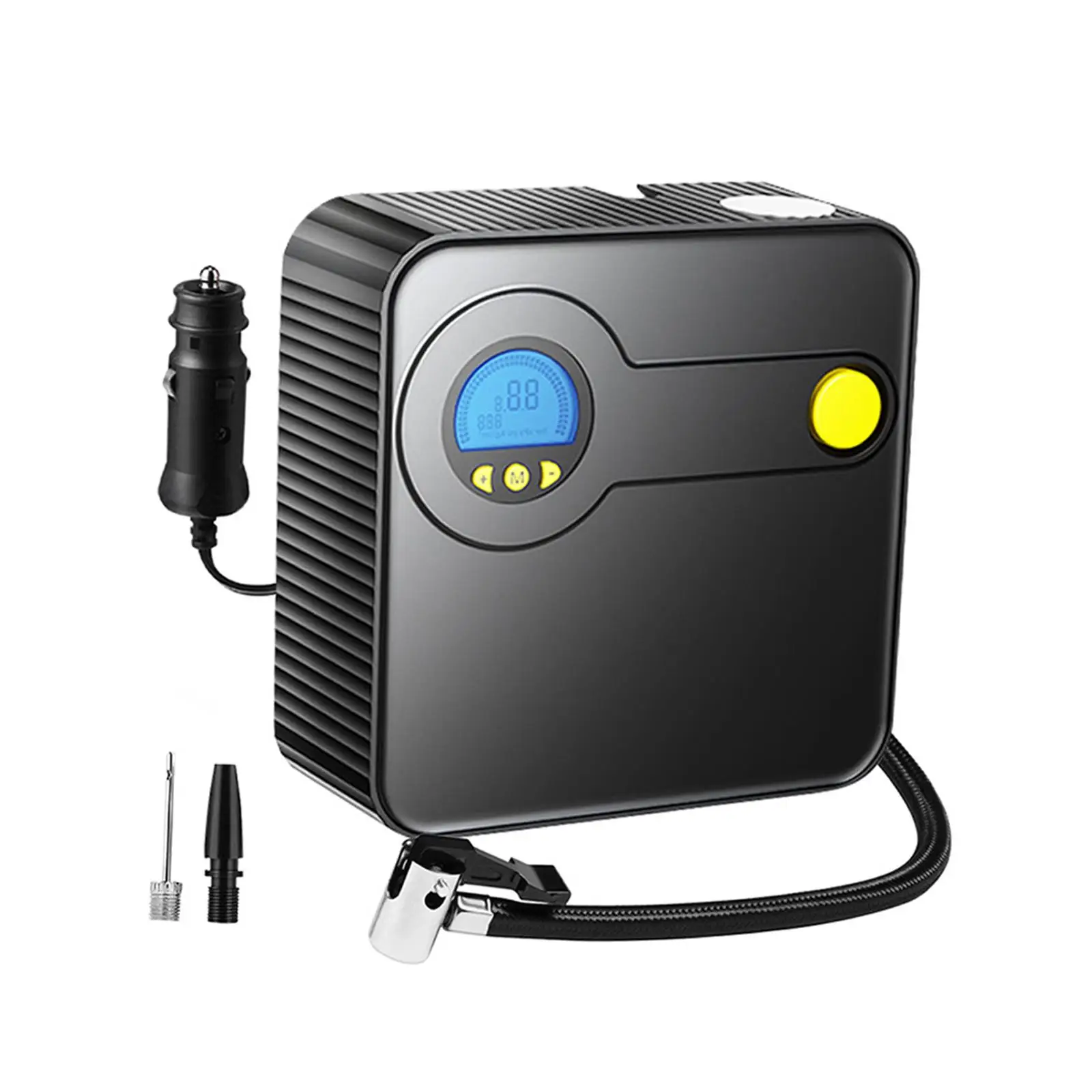 Car Air Compressor Tire Inflator Electric with LED Light Air Pump for Bicycle Inflatables Home