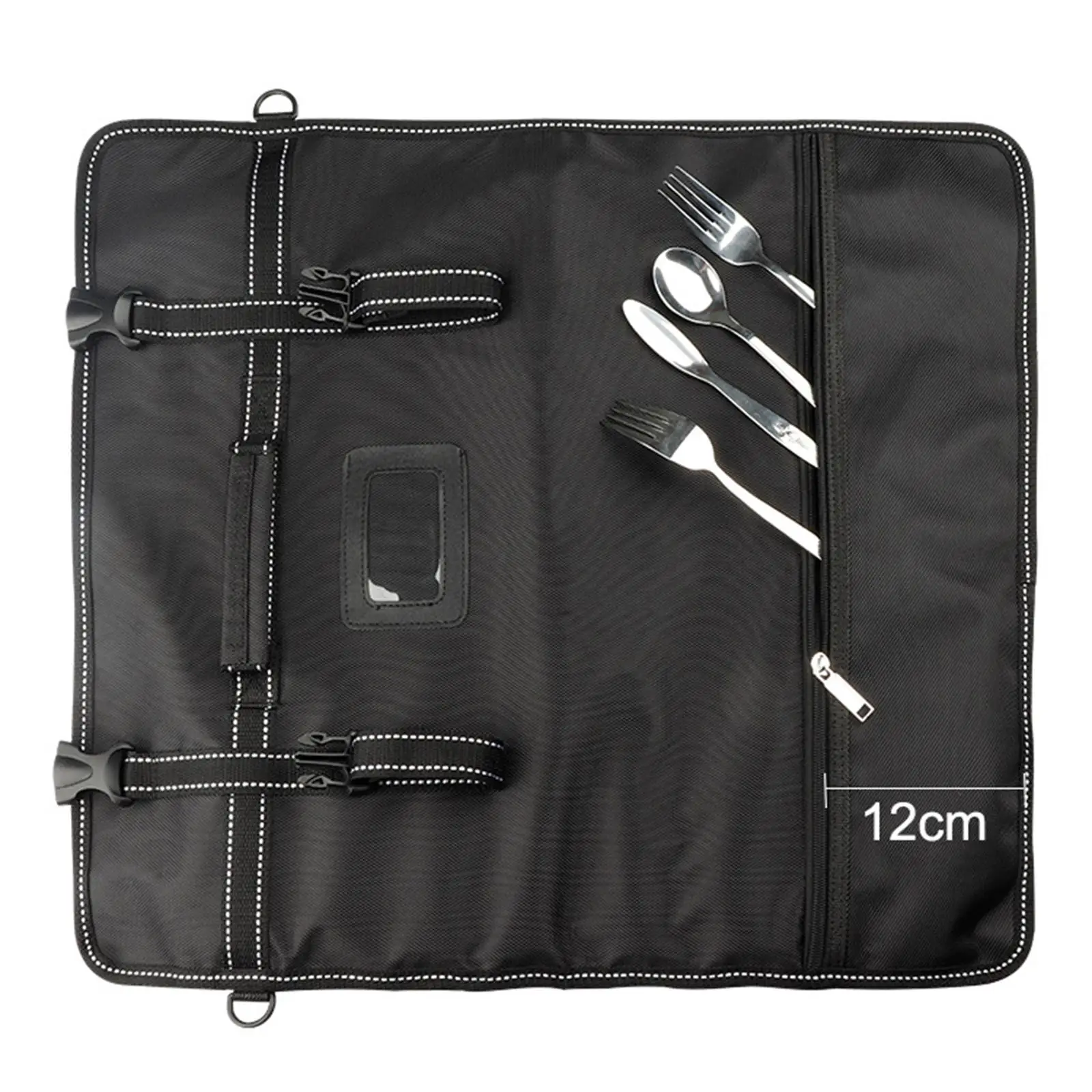 Chef Knives Roll Bag Adjustable Shoulder Strap Carrying Case Storage Bag for Kitchen Home Restaurant Chinese Western Food Knives