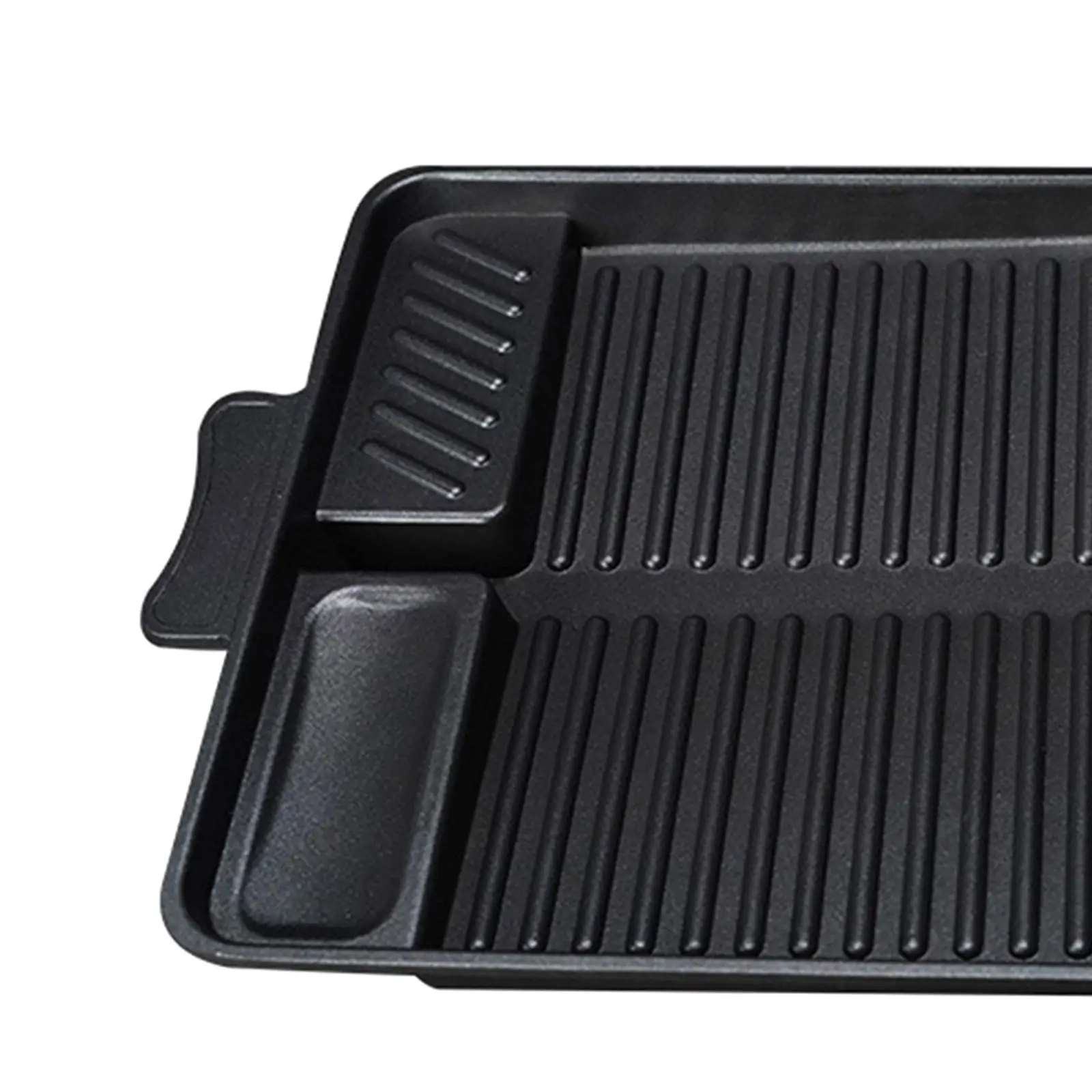 Portable Pan Griddle Plate Nonstick with Handle for Barbecue Outdoor Cooking