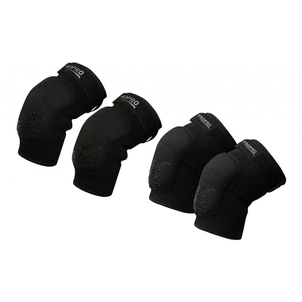 Elbow Knee Pad Protector Support Shield Kit for Skating Skiing Motorcycle