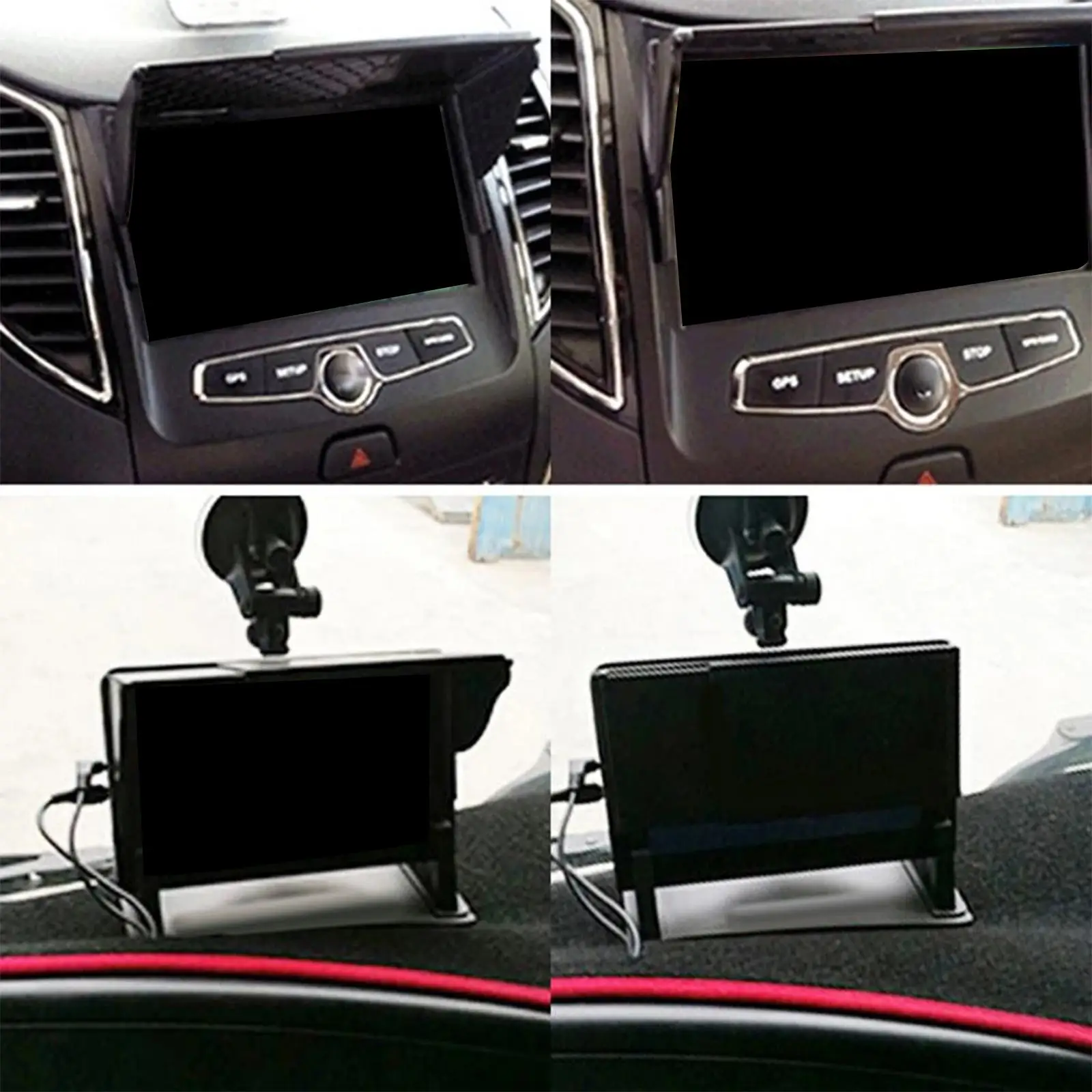 GPS Sunshade Truck Car Accessories Anti Reflection Hood Cover