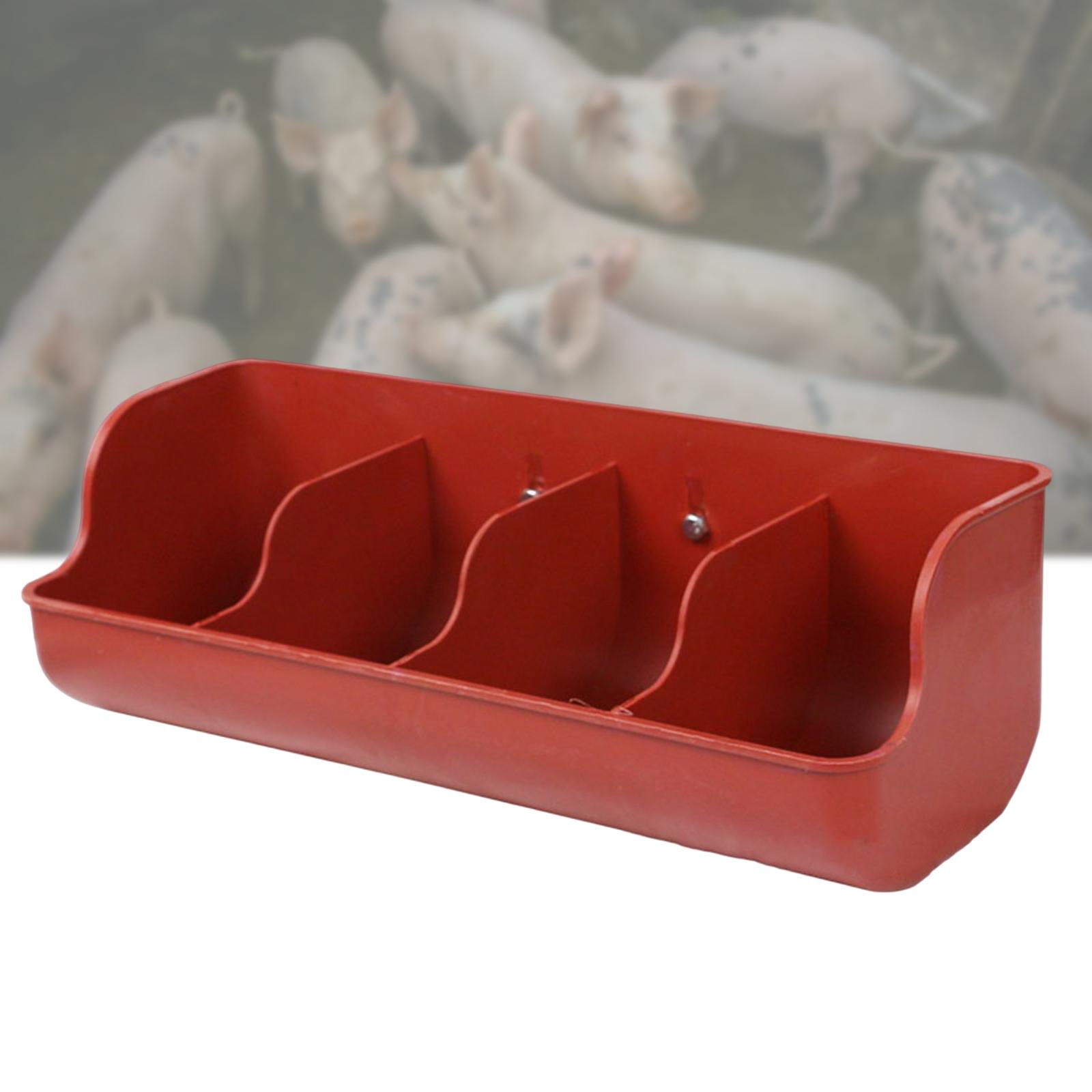 Pig Food Feeder Cattle Tray Growers Farm Animal Supplies Piglet Fodder Slot