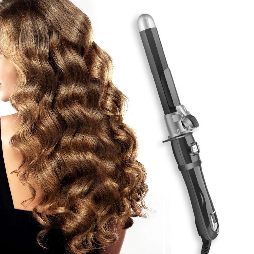 Title 5, US Plug Full Automatic Curling Iron Rotating Cr...