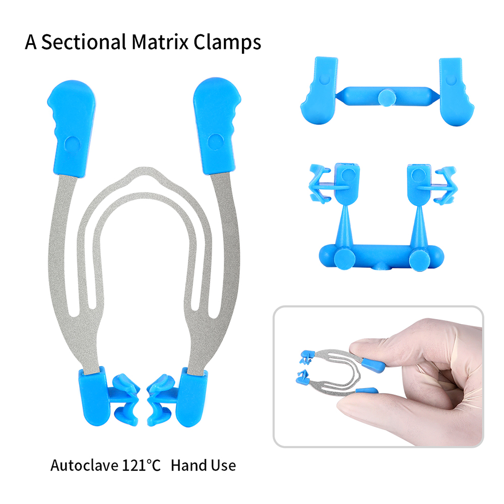 Best of AG Dental Matrix Sectional Contoured Matrices Clamps Wedges Metal Spring Clip Rings Dentist Tools Dental Lab Instrument Reviews & Tips - Image 2