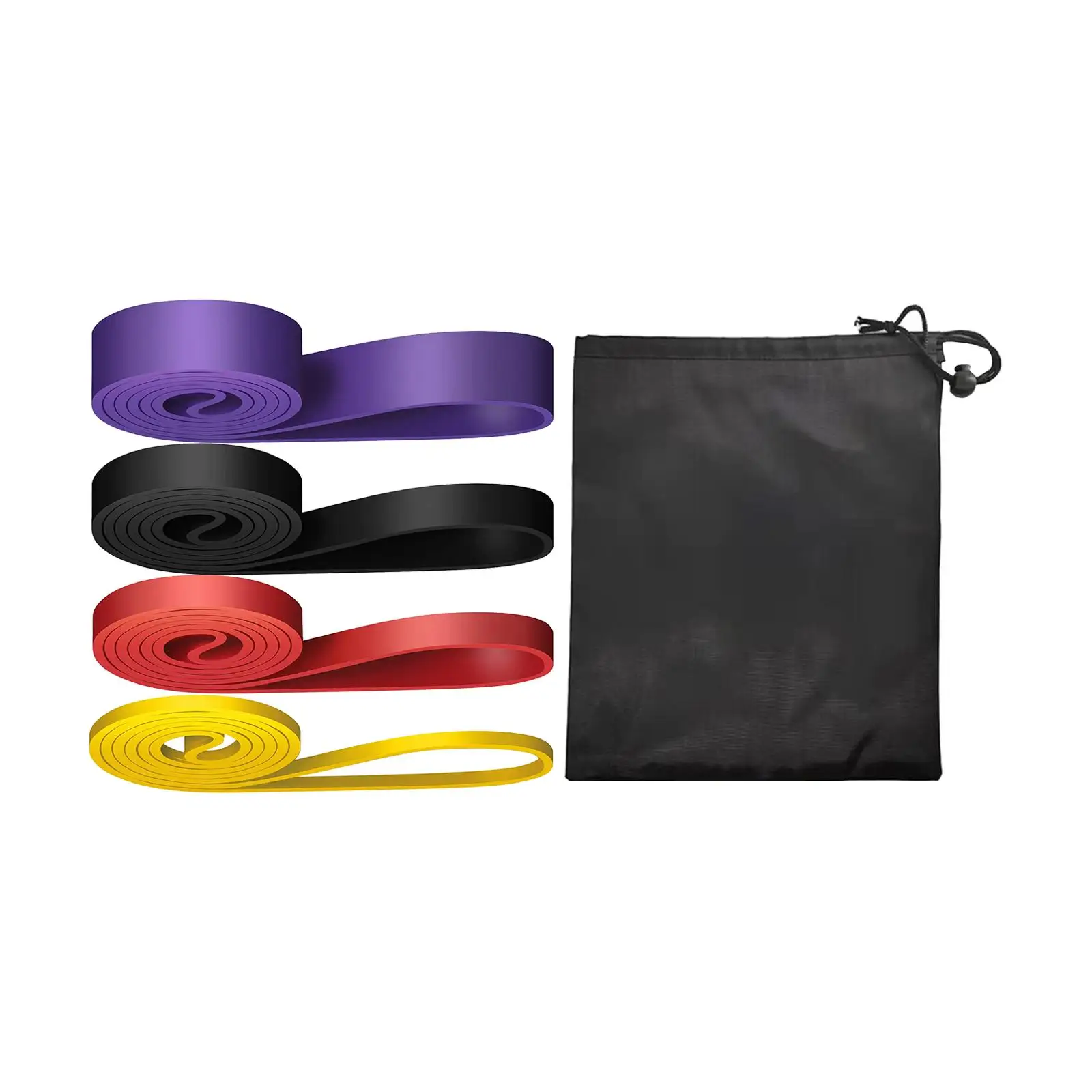 Resistance Bands Men Women Pull up Assistance Bands Muscle Training with Storage Bag Workout Loop Band for Workout Yoga Fitness