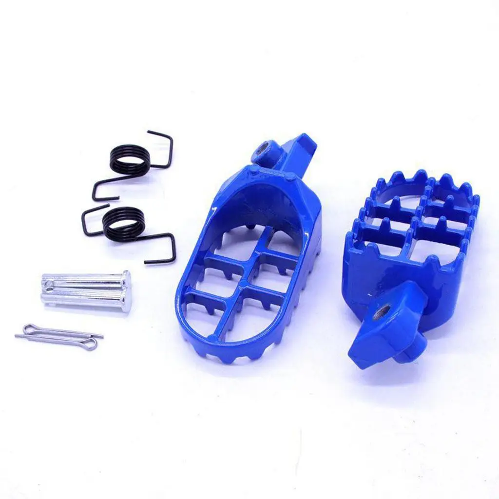  Motorcycle Foot Pegs Rests Pedal Replacement for  PW50 PW80  