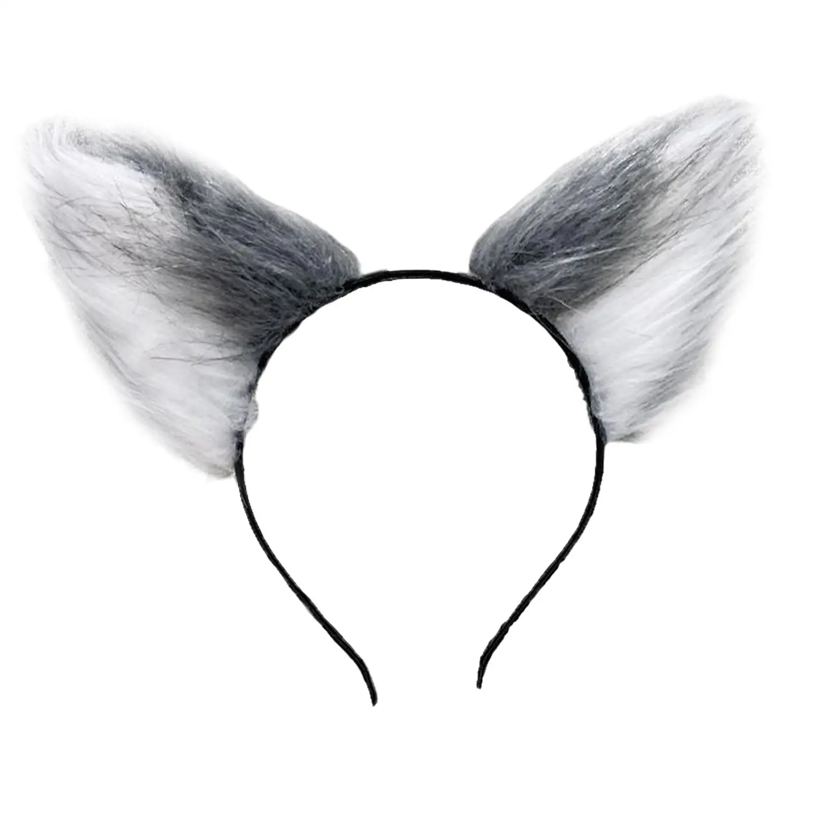 Furry Animal Cat Fox Ear Hair Hoop Fashion Hairband Cute Lightweight Headwear Hair Headband for Birthday Party Festival Holidays