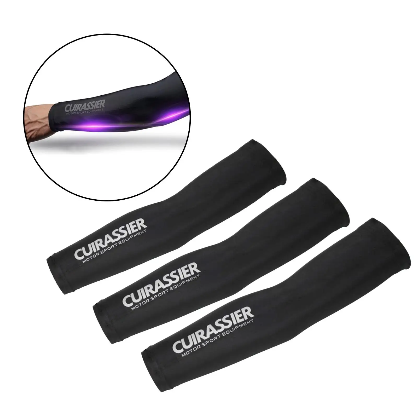 Motorcycle Reflective Cooling Arm Sleeve UV Cover Sun Protective for Basketball