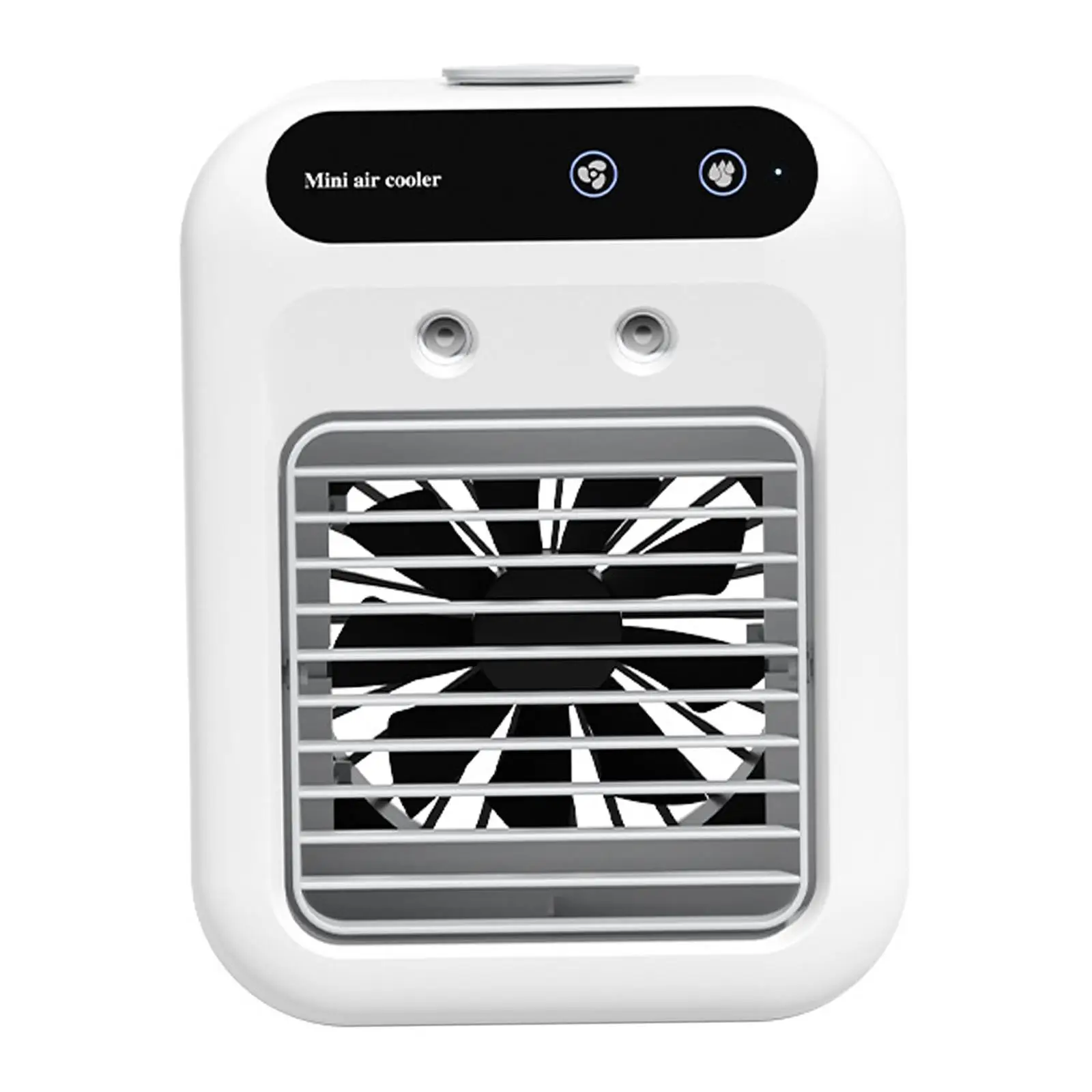 Portable Air Conditioner with 2 Spray 500ml Water Tank Cooling Fan Conditioning Fan for Room Desk Car Office Home