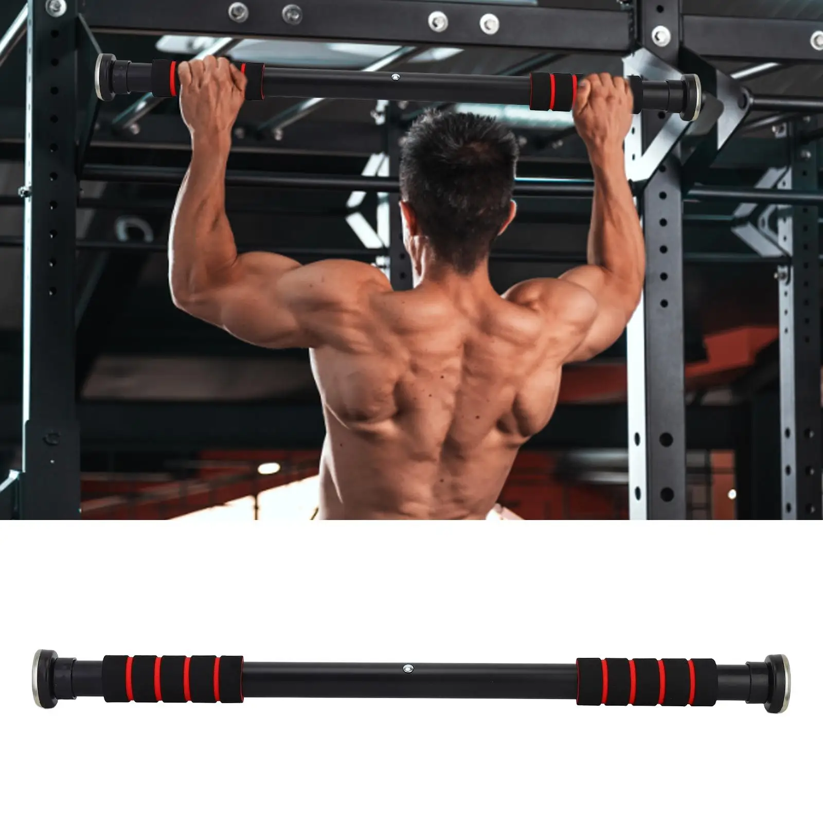 Chin up Bar Workout Bars Home Gym Workout No Screws Pull up Bar for Doorway