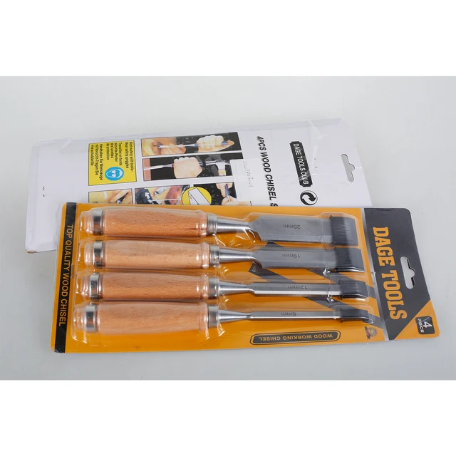4pcs Wood Chisels Set Sharp Chrome-vanadium Steel Wood Carving Chisels With  Beech Handles Ergonomic Wood Carving Tools For Carpentry Woodworking  Hobbyist Craftsman, Check Out Today's Deals Now