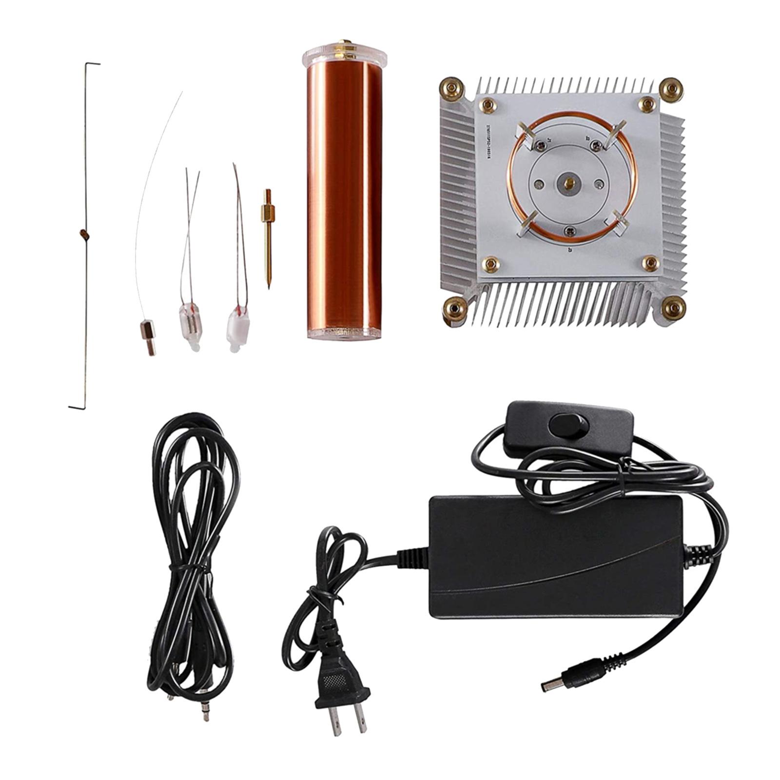 Music Tesla Coil DIY Kit Plasma Speaker for Teaching Demonstration + Power