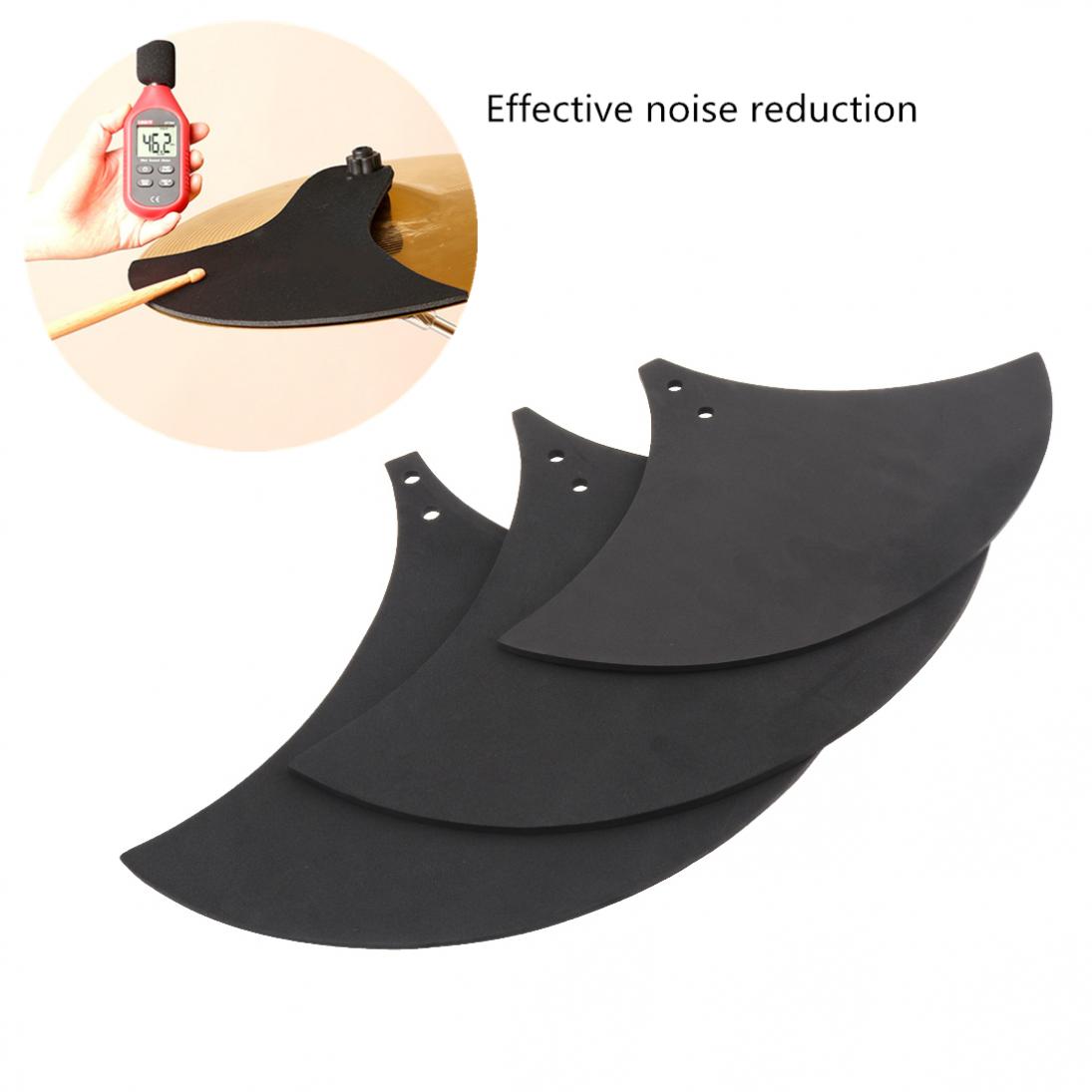 Description Picture 4 of item10pcs/set Rubber Foam Jazz Drum Mute 5 Drum and 3 Cymbal Sound Off Practice Pad Kit for Jazz Snare Electronic Dumb Drum Exercise