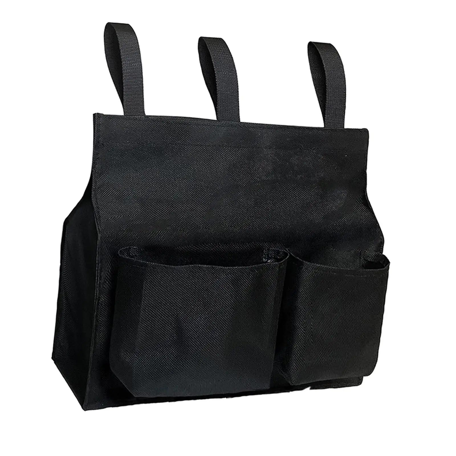 Softball Umpire Ball Bag Durable Quality Extra Large Black Oxford Fabric Referee