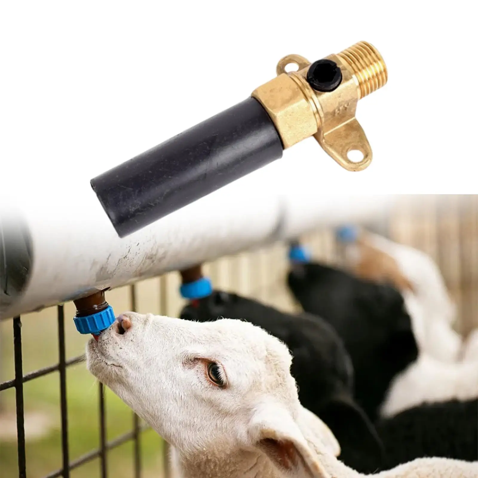 Automatic Waterer Bowl Valve Dispenser Durable for dogs farm Animal Copper