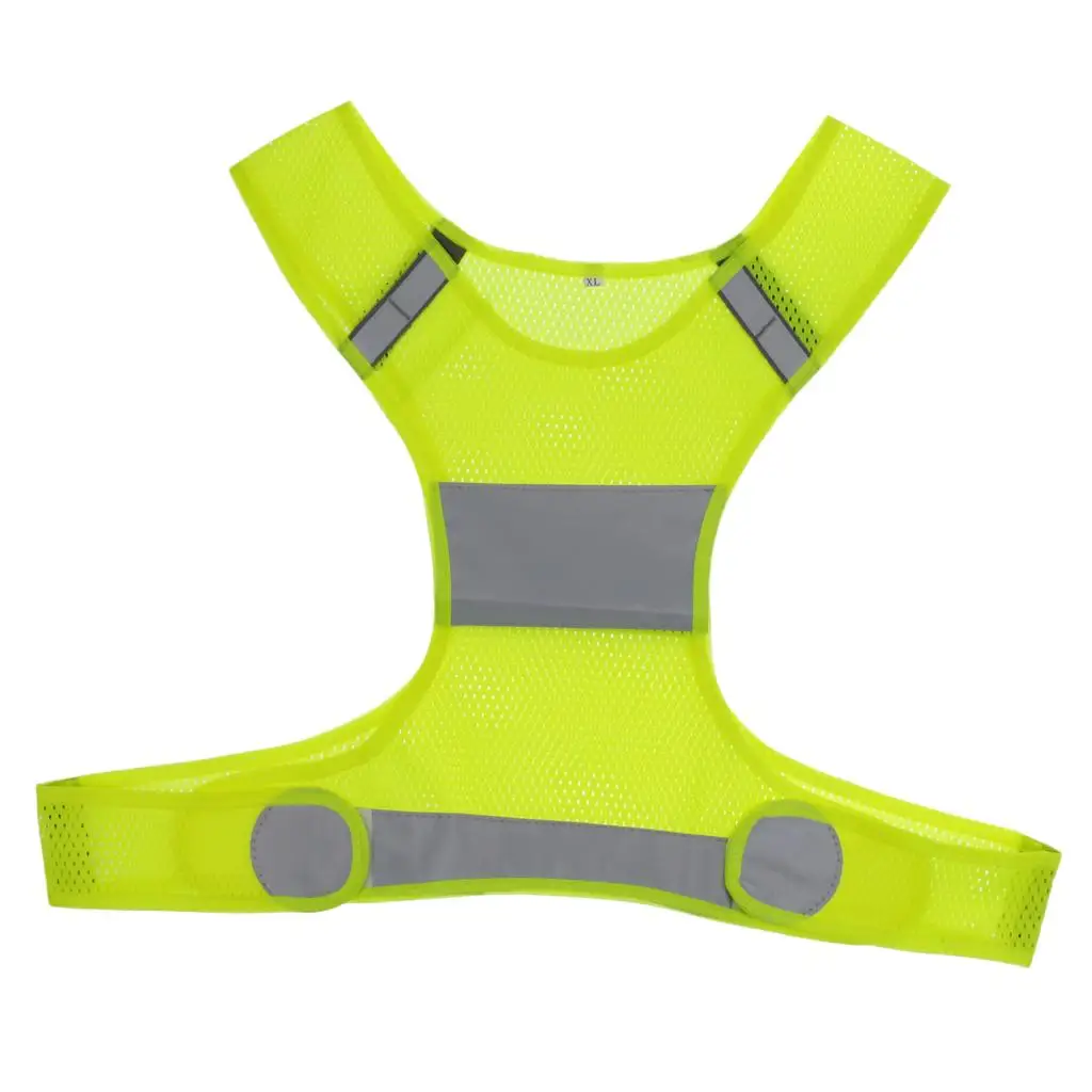 Reflective  Safety High Visibility Security Jacket for Night Work Running