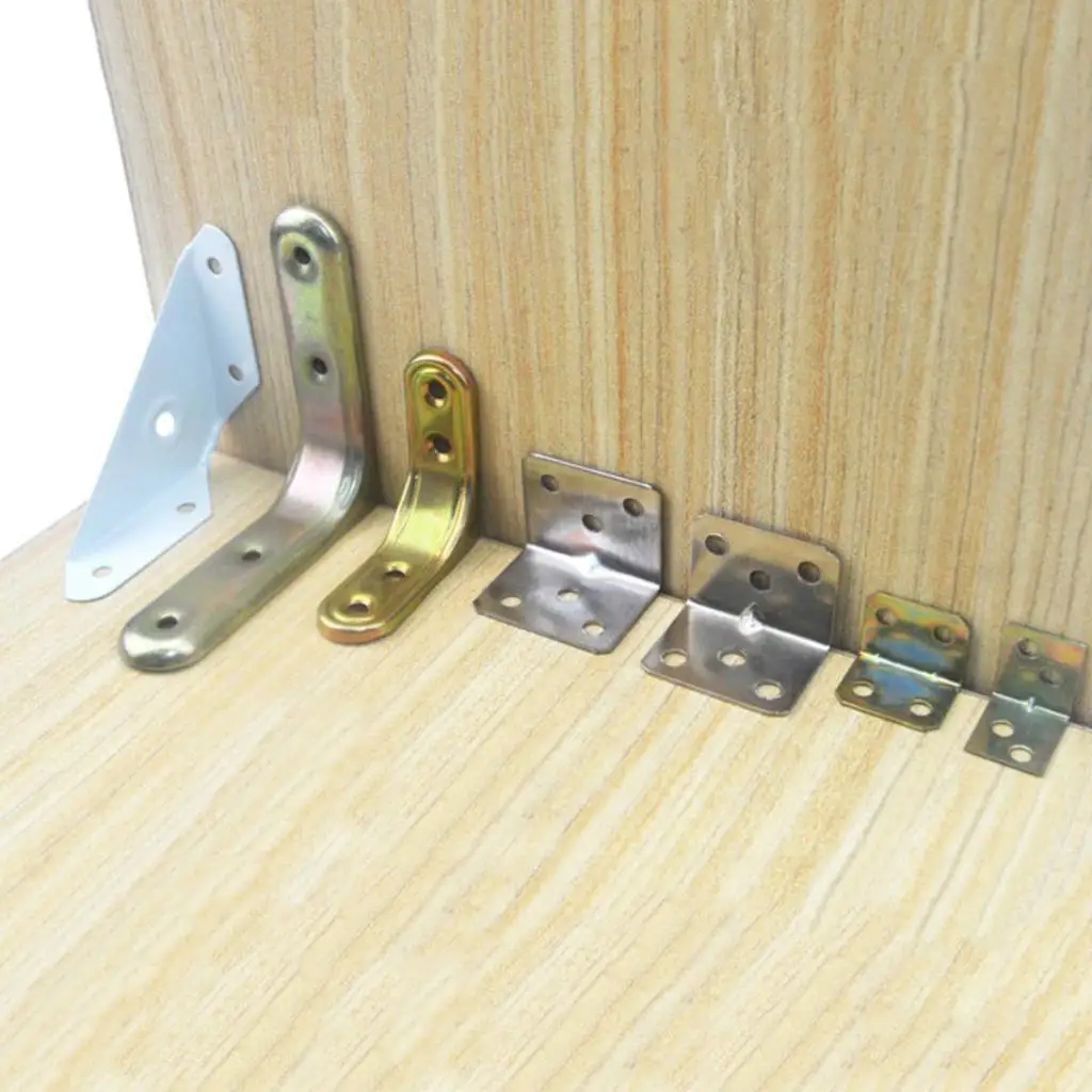 Metal Shelf Support Corner Brace Angle Bracket Code Right Angle Set