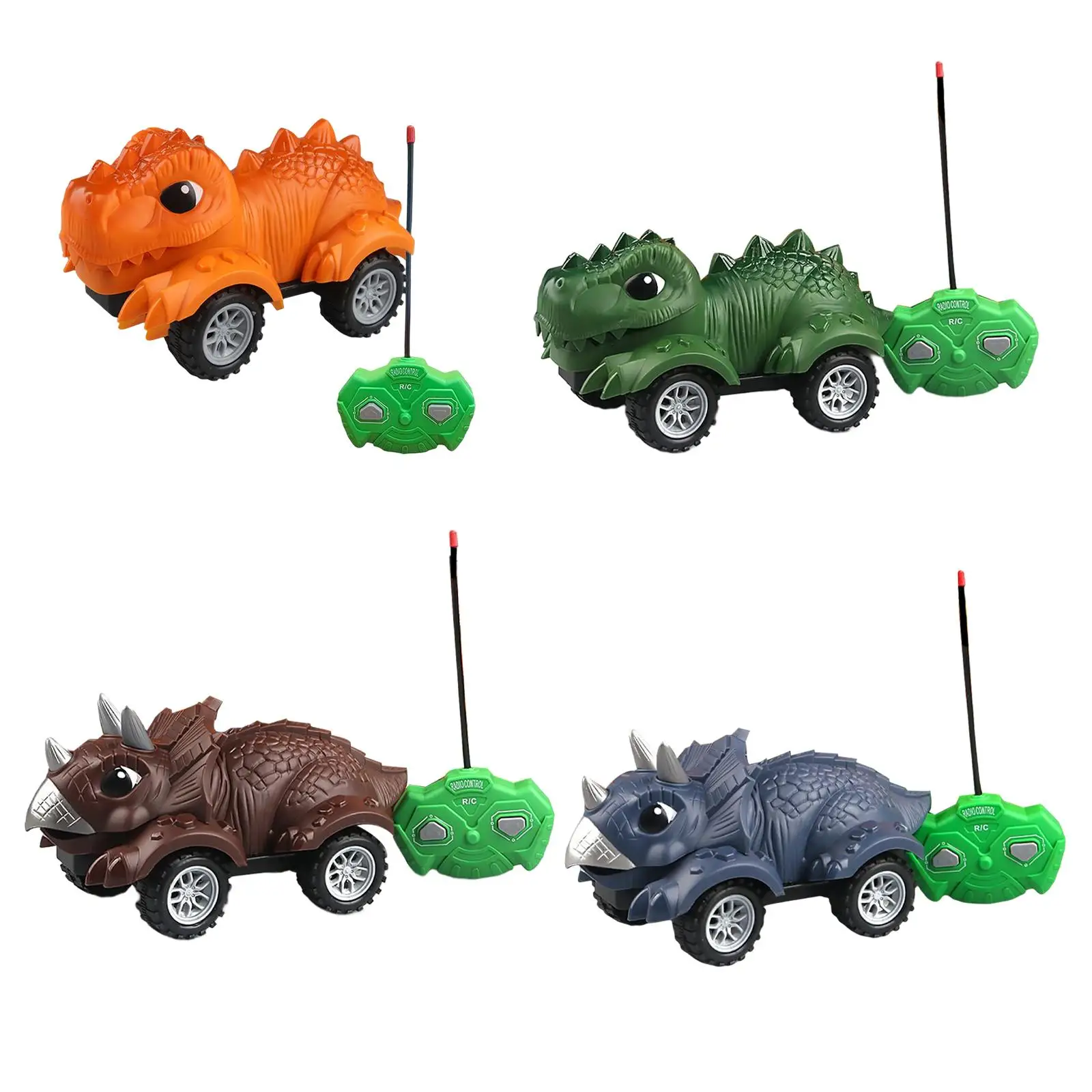 Fun Dinosaur Toy car Trucks Learning Educational Toys Battery Operated Toy Vehicle for Christmas Gifts Party Favors Boys