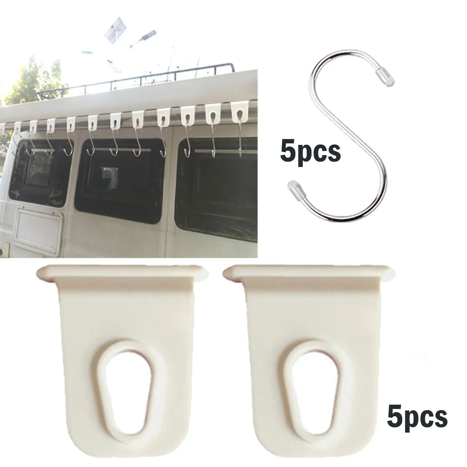 RV Awning Hook Multifunctional Outdoor Clothes Hanger StHooks