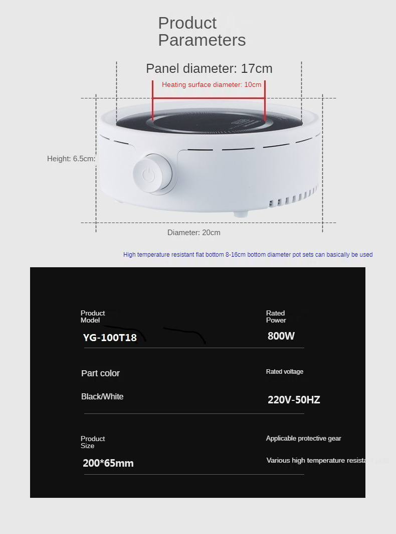 Title 13, Mini Electric Stove Hot Plate Cooking Plate Mul...