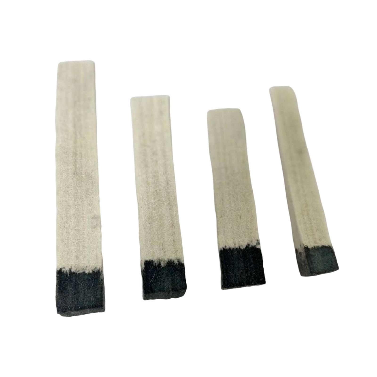 4x Professional Piano Tuning Tool Felt Repairing Accessories Toolkit Wedge Tool, for Instruments Keyboard Treble Mediant