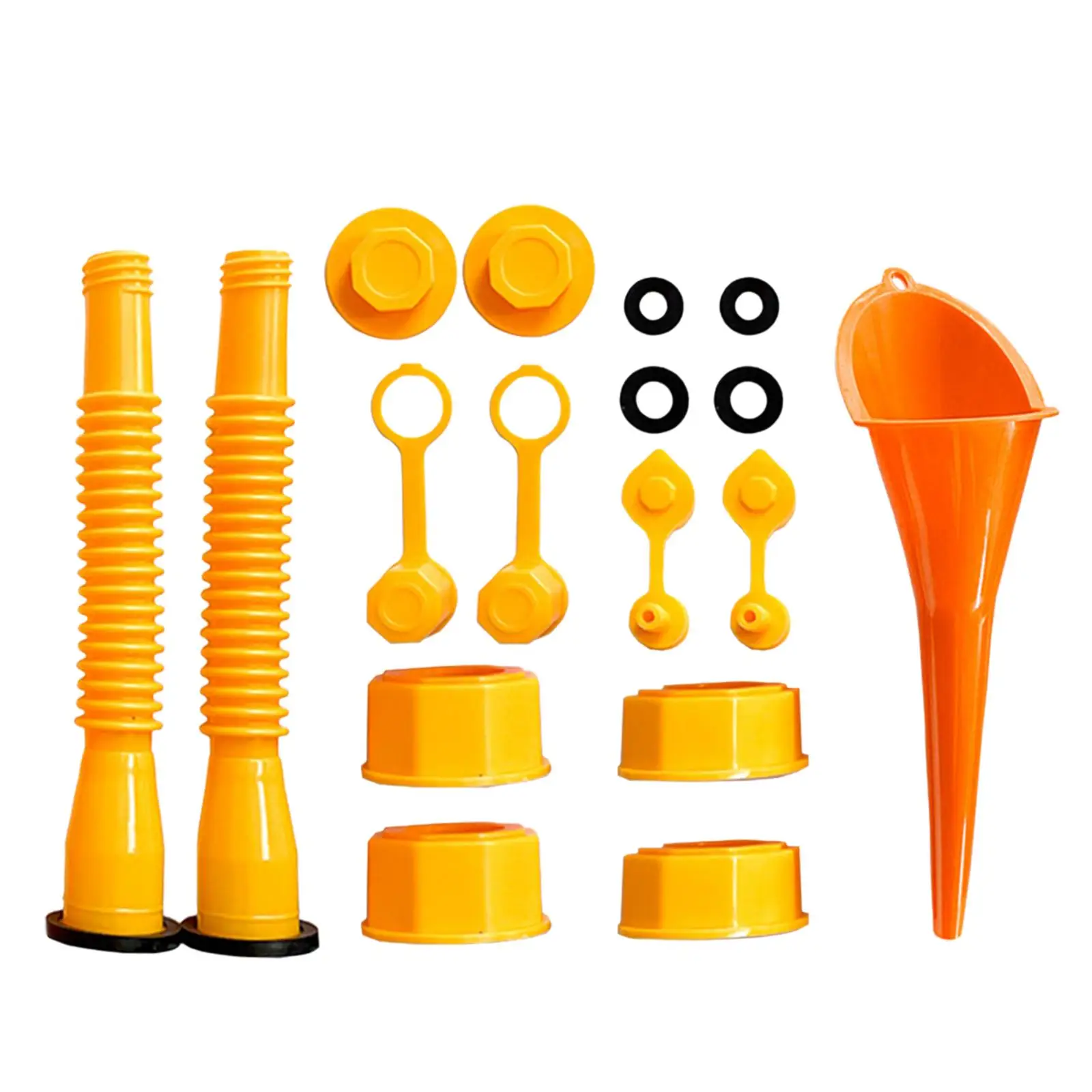 Gas Can Spout Replacement Set Gas Nozzle Plug for Petrol Cans Gas Containers