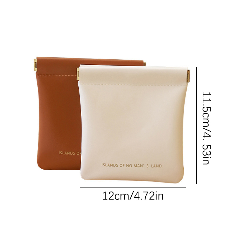 1pc Unisex Pu Leder tragbare Geldbörse Kopfhörer Tasche Kopfhörer Veranstalter Mini verschiedene kosmetische Lippenstift Wechsel Aufbewahrung tasche – Detail 10