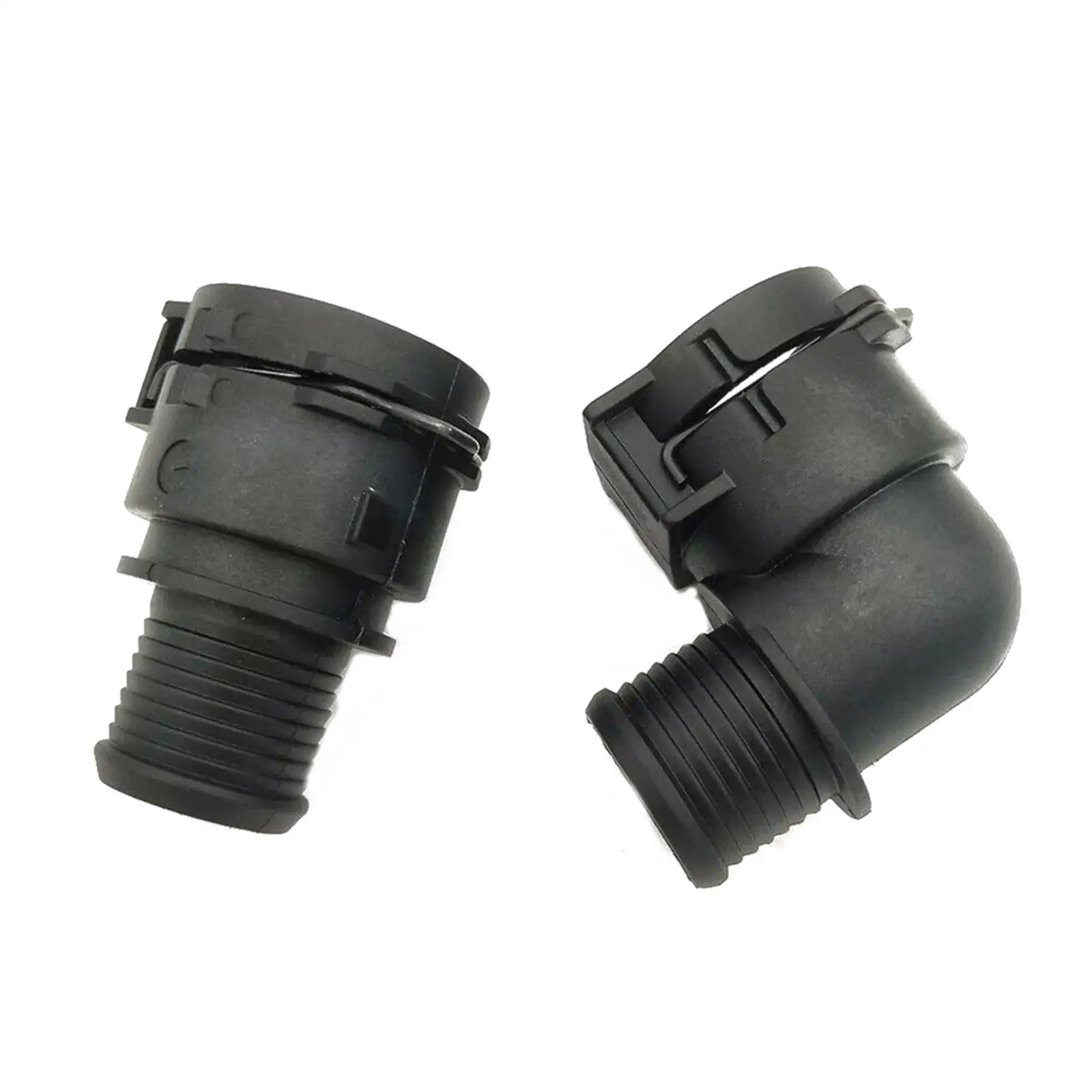 Replacement Heater Inlet Hose Connector Replace Parts 95089363 95089364 Convenient Installation Black