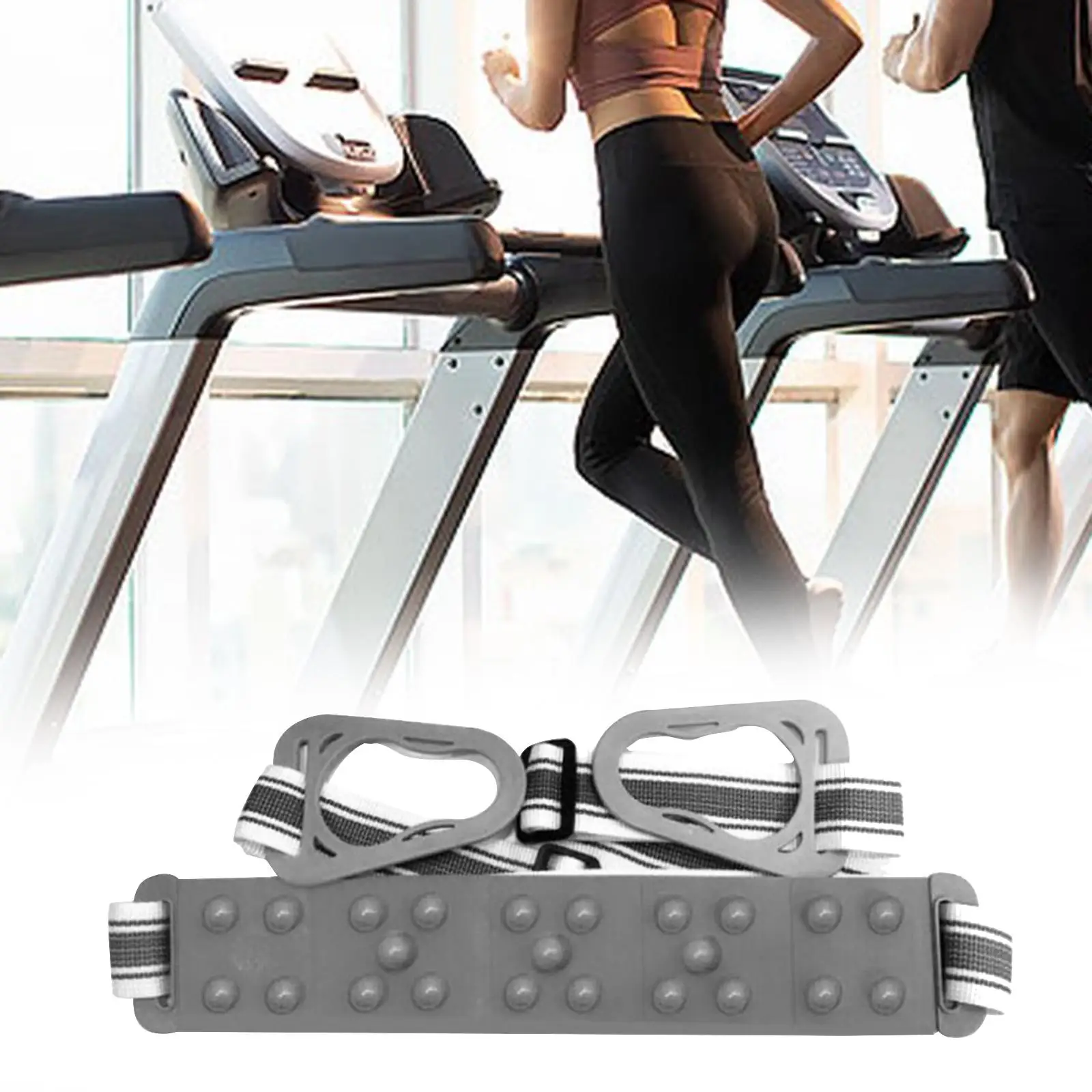 Treadmill Massage Belt Supplies Universal Compact for Women Men Vibrating Machine Belts Strap for Running Home Exercise Training