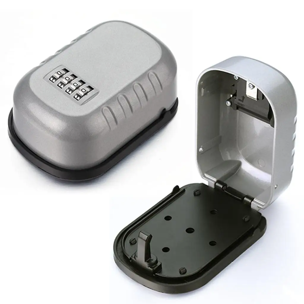  Mounted 4 Digit Combination Lock Box for /Car Keys Holders Boxes