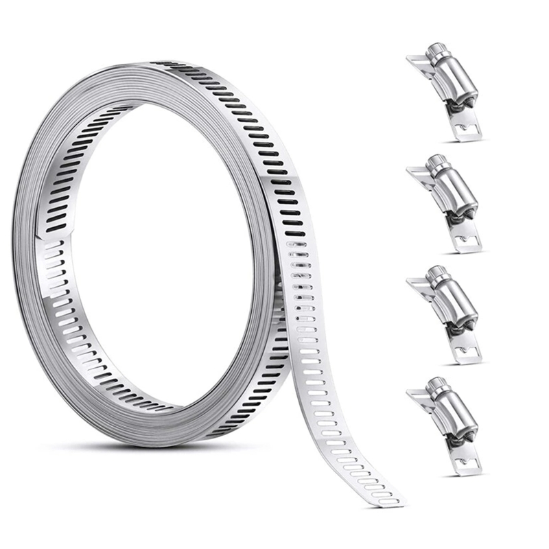 Description Picture 5 of itemP82D Worm Gear Hose Clamps Large for Ductwork 9.84FT/16.4FT Strap with Fasteners