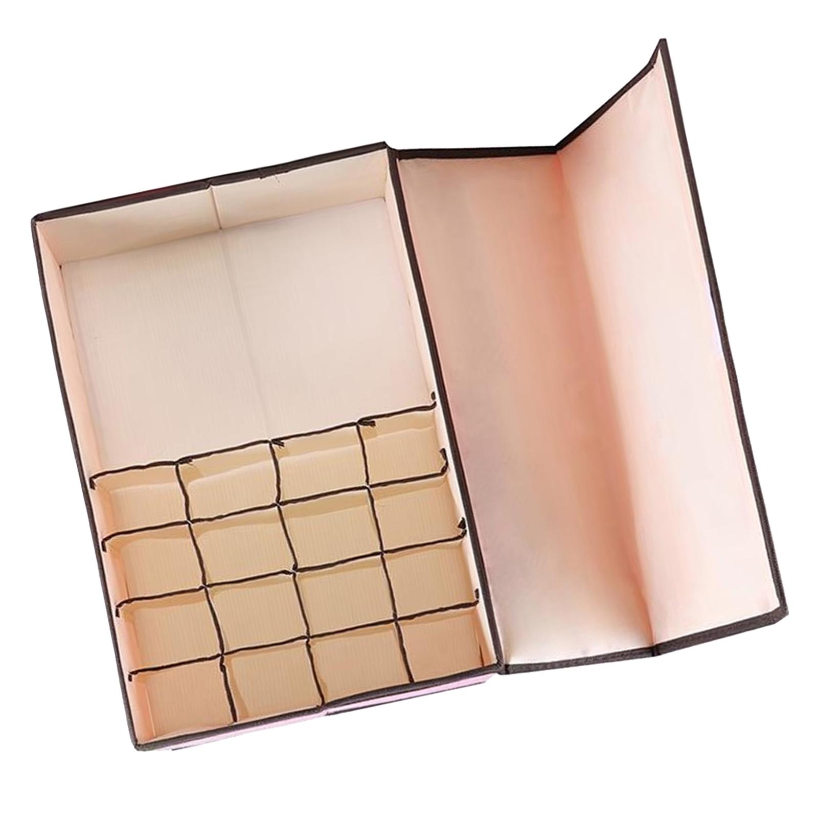 Drawer Underwear Bra Organizer Sock Storage Box with Lid Large Capacity Versatile