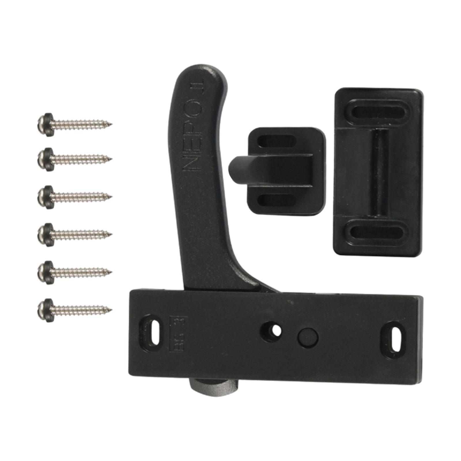 RV Screen Door Latch Accessory Durable Replacement Camper Door Latch Right Hand Handle Kit for Camper RV Travel Trailer