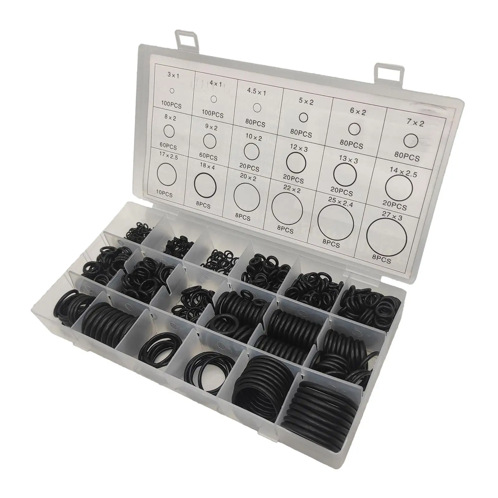 770 O Ring Gasket Kit Black for Plumbing Washer Seal Mechanic Repairs