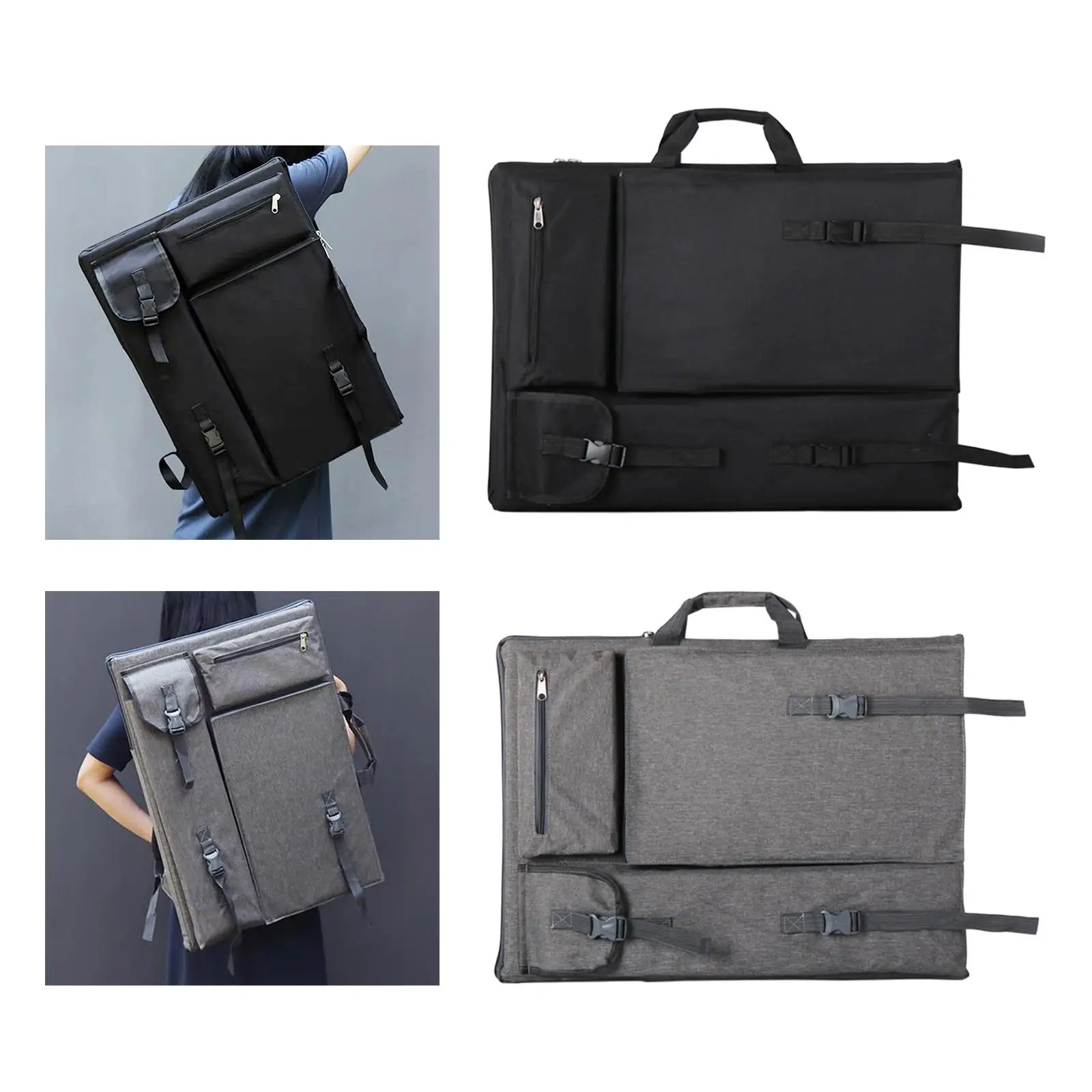 Art Portfolio Case 4K Artists Backpack for Drawing Board Bag Display Screen