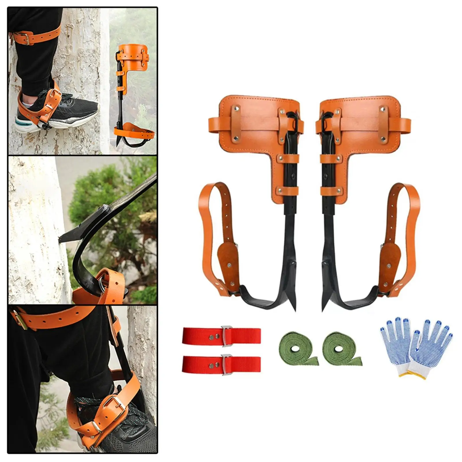 Tree Climbing Stainless Steel Outdoor Pedal Tool for Picking Fruits Climbing Tree