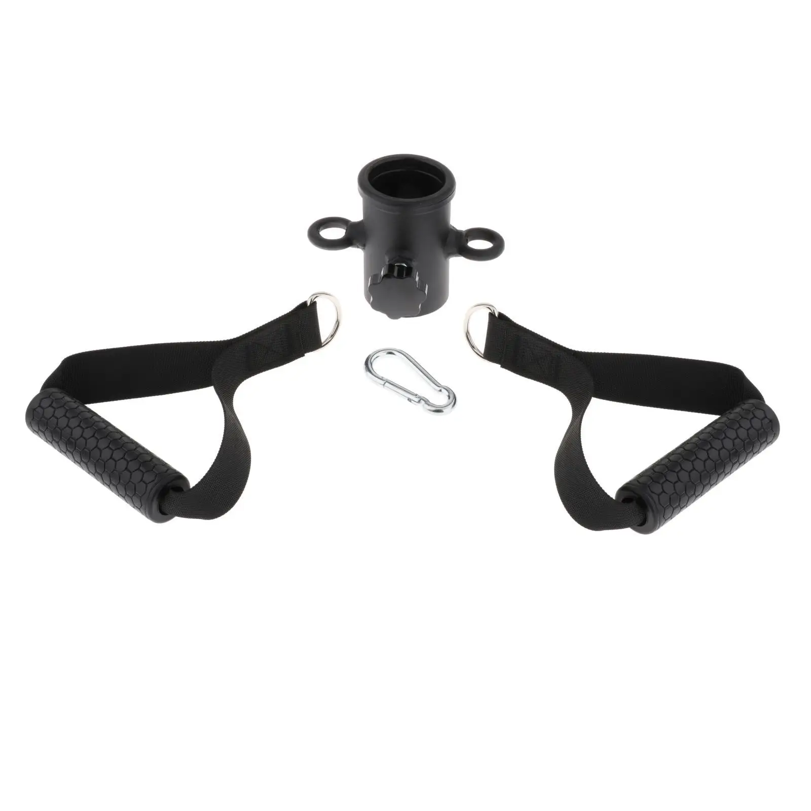 Landmine Double Handle Non Slip Handles Exercise Machine Parts Landmine Handle Attachment Grips for Back Core Strength Training