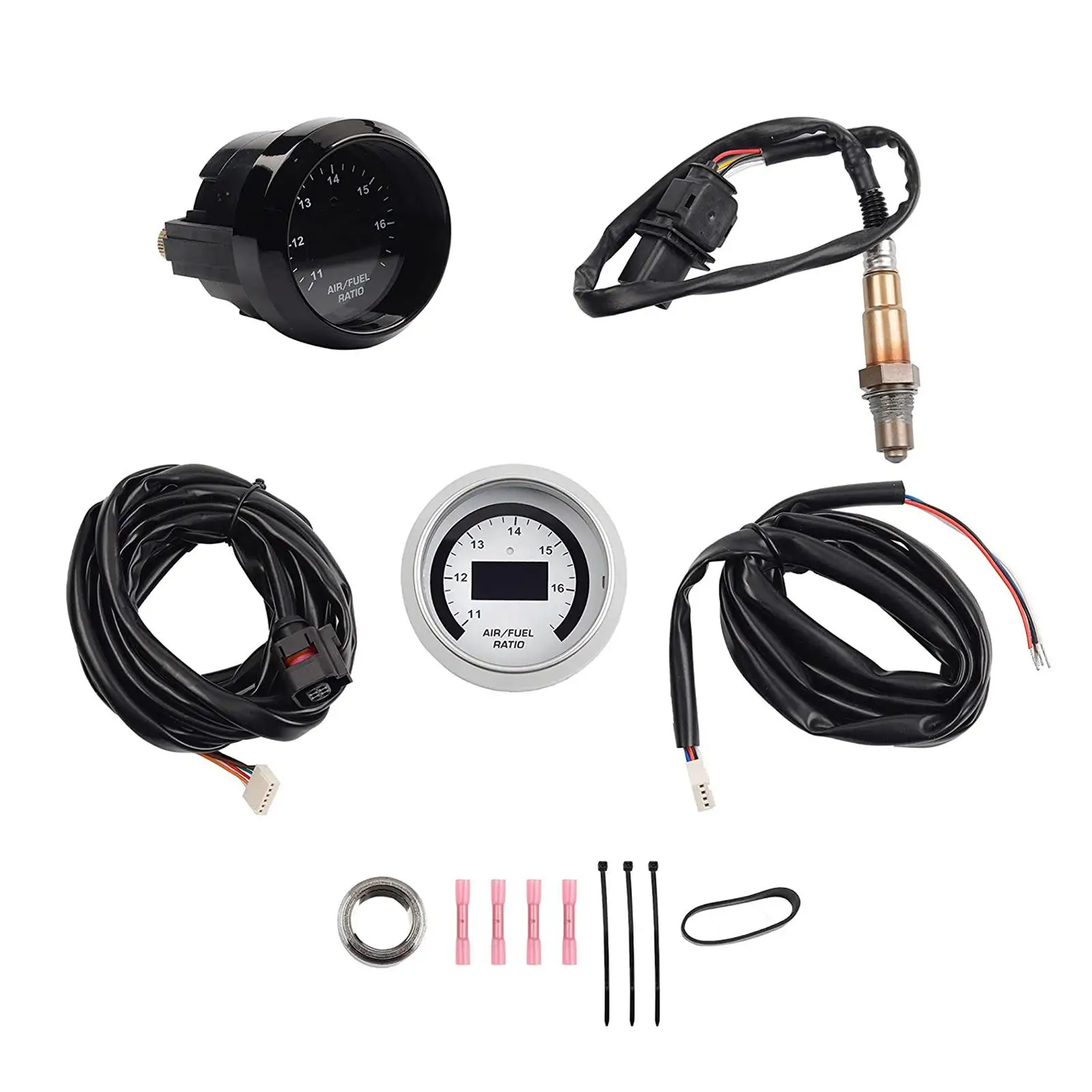 Air Fuel Ratio Gauge Kit Accessory Replaces Easy Installation Spare Parts Easy to Read Repair Parts 30-4110 Controller Gauge Set