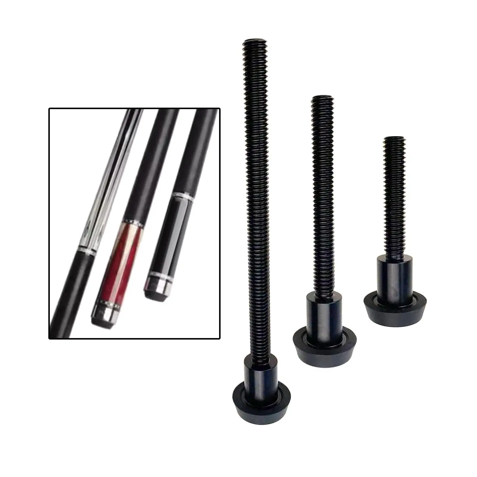 Billiard Cue Extension Bumper Convenient Billiard Back Plug Screw