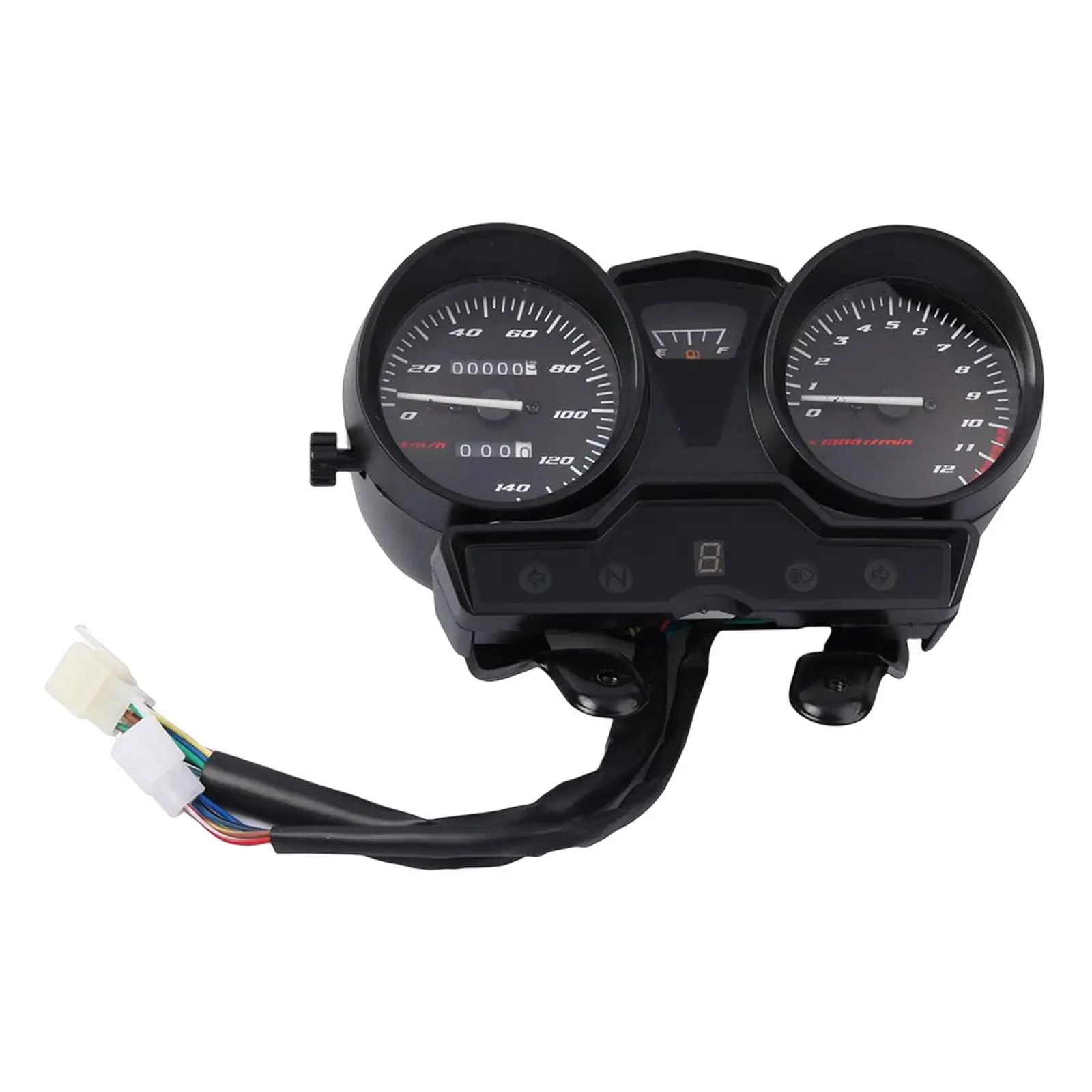 Digital Dashboard Speedometer Guage Motorcycle RPM Meter with Gear Display