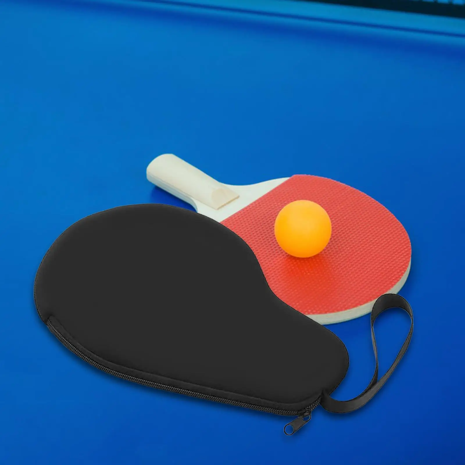 Ping Pong Paddle Case Storage Wear Resistant Portable Scratch Resistant Table Tennis Cover for Unisex Sportsman Adult Youth Gym