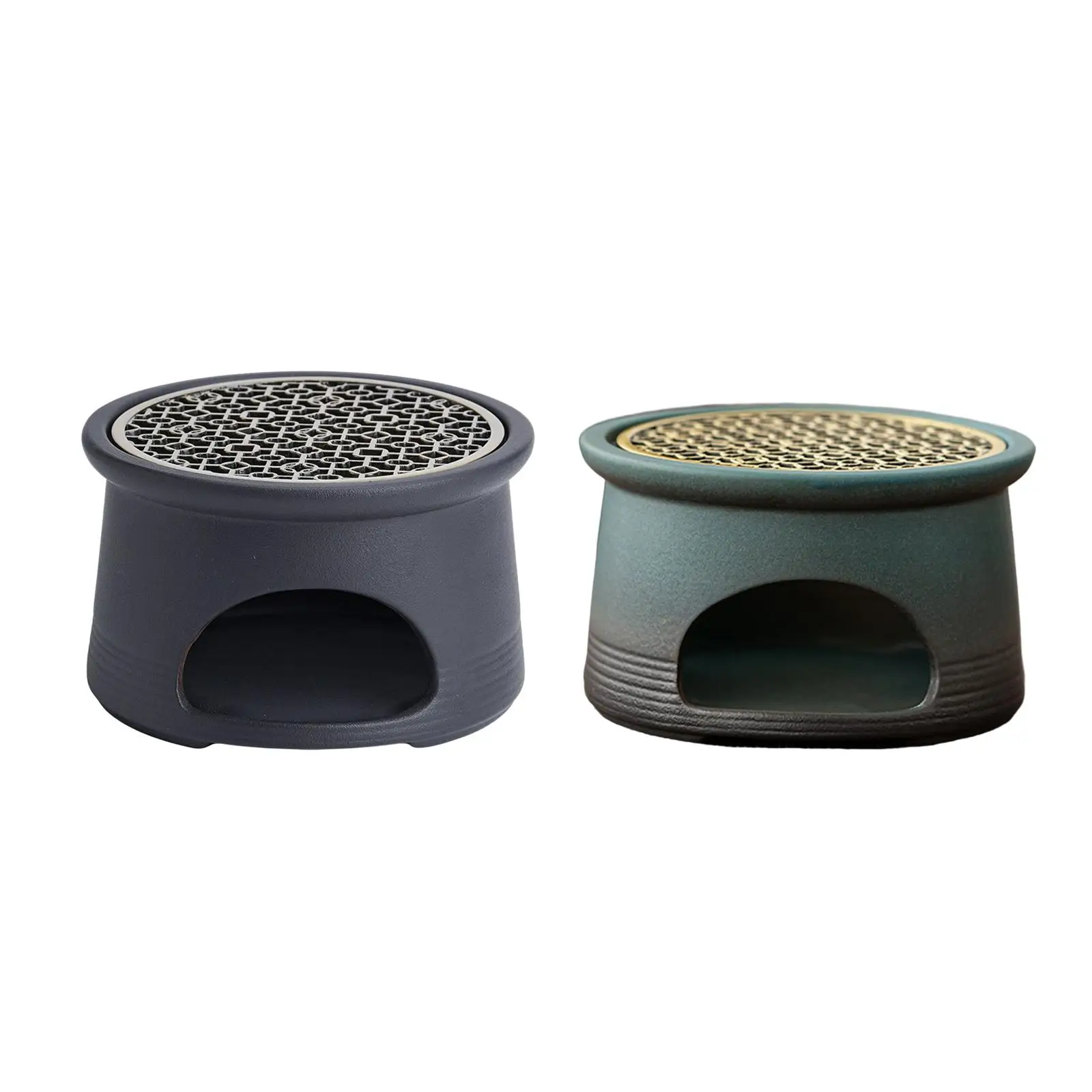 Ceramic Teapot Warmer Tealight Holder Candle Heating base Warmer Insulation Base Teapot Warmer Holder for Cafe Kitchen Milk