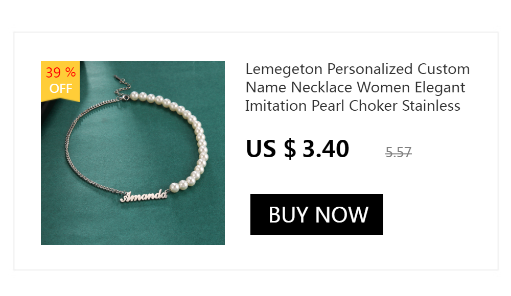 Lemegeton Benutzerdefinierte Halskette mit mehreren Namen für Frauen, individueller Familienname-Schmuck, personalisierte Halskette aus Edelstahl – Detail 25
