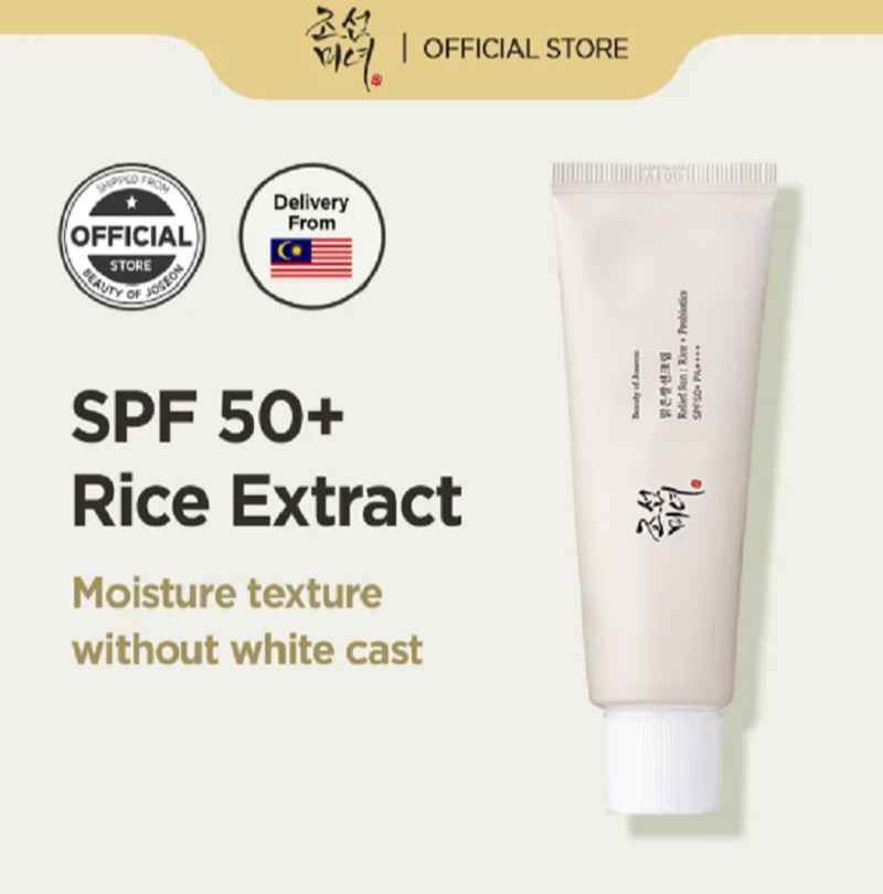 Best of Beauty Of Joseon Original Relief Sun Rice Sunscreeen Spf50+ High Sun Protection Moisturizing Calm Skin Anti-sunburn Product 50ML Reviews & Tips