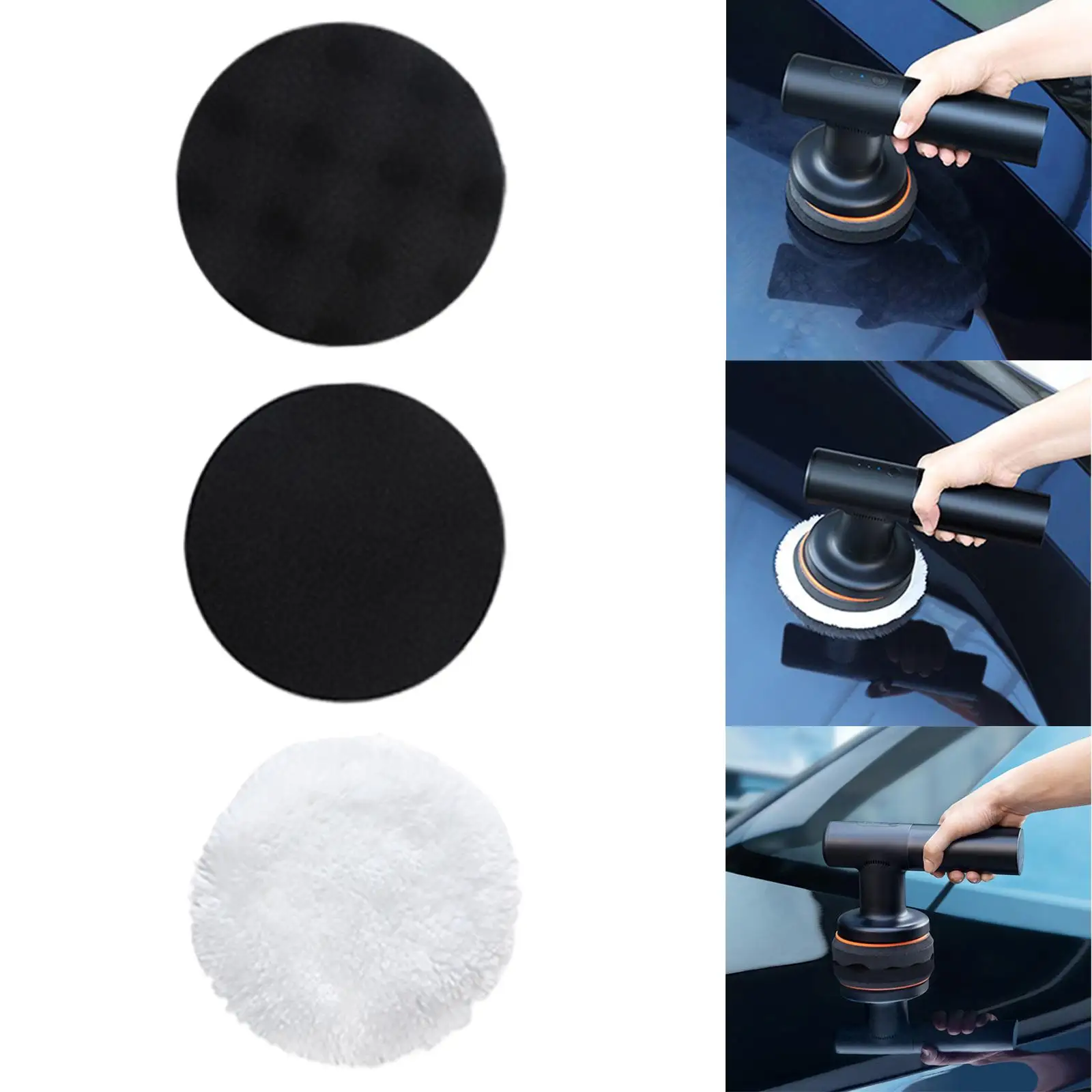 Polishing Pads/Lot Waffle Foam Polishing  Rotary Tools Multifunctional Tools Accessories Polish Buffer Fit for Car