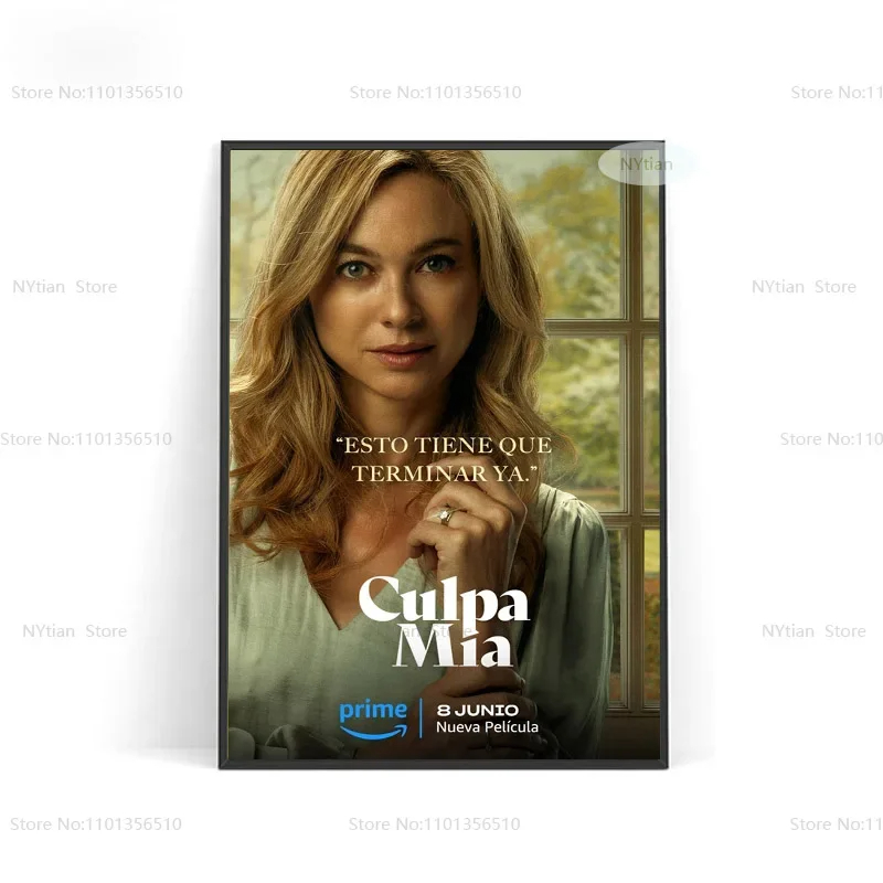 vMy Fault Culpa Mia 2023 Movie Film Modern Poster and Prints Wall Art Picture Canvas Painting For Living Room Home Decor